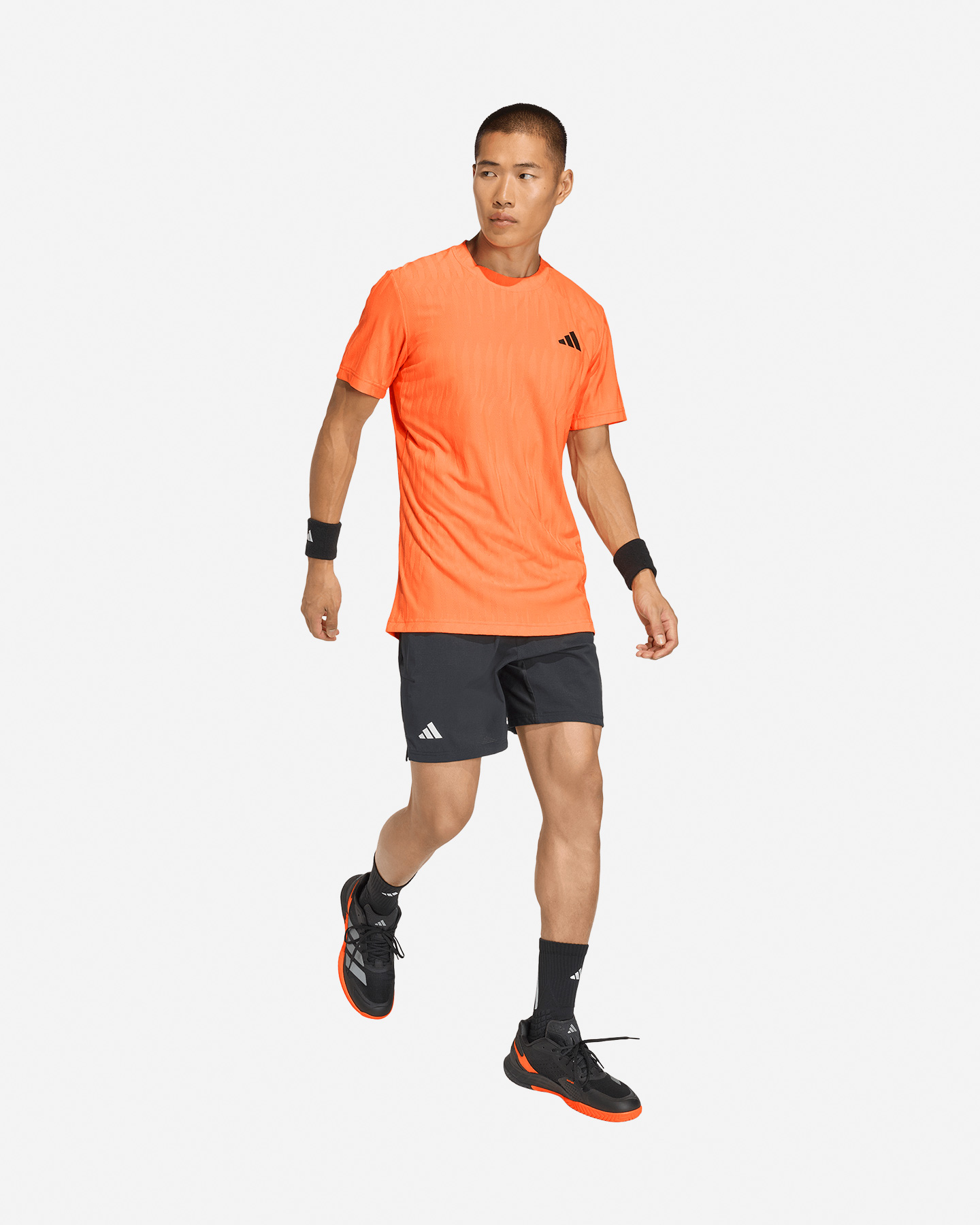 T-shirt tennis ADIDAS AIRCHILL FREELIFT M - Arancione - 3 | Cisalfa Sport