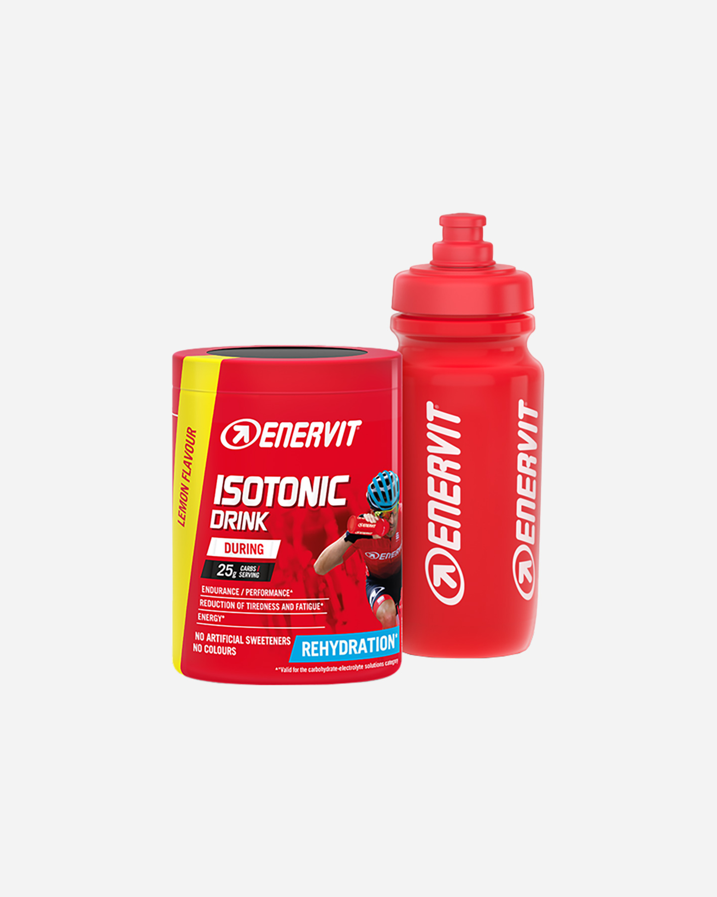 Bevanda isotonica ENERVIT ISOTONIC DRINK CON BORRACCIA 420 G LIMONE  - Color mix - 0 | Cisalfa Sport