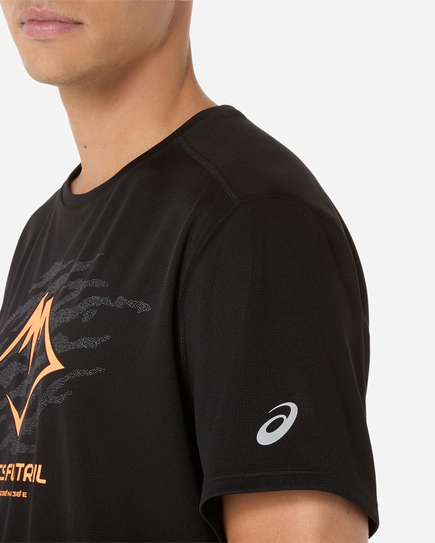 T-shirt running ASICS FUJITRAIL M - Nero - 5 | Cisalfa Sport