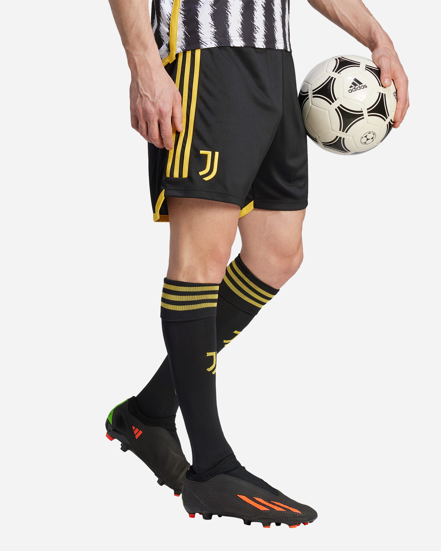 Pantaloncini calcio ufficiali ADIDAS JUVE HOME 23-24 M - Nero - 3 | Cisalfa Sport