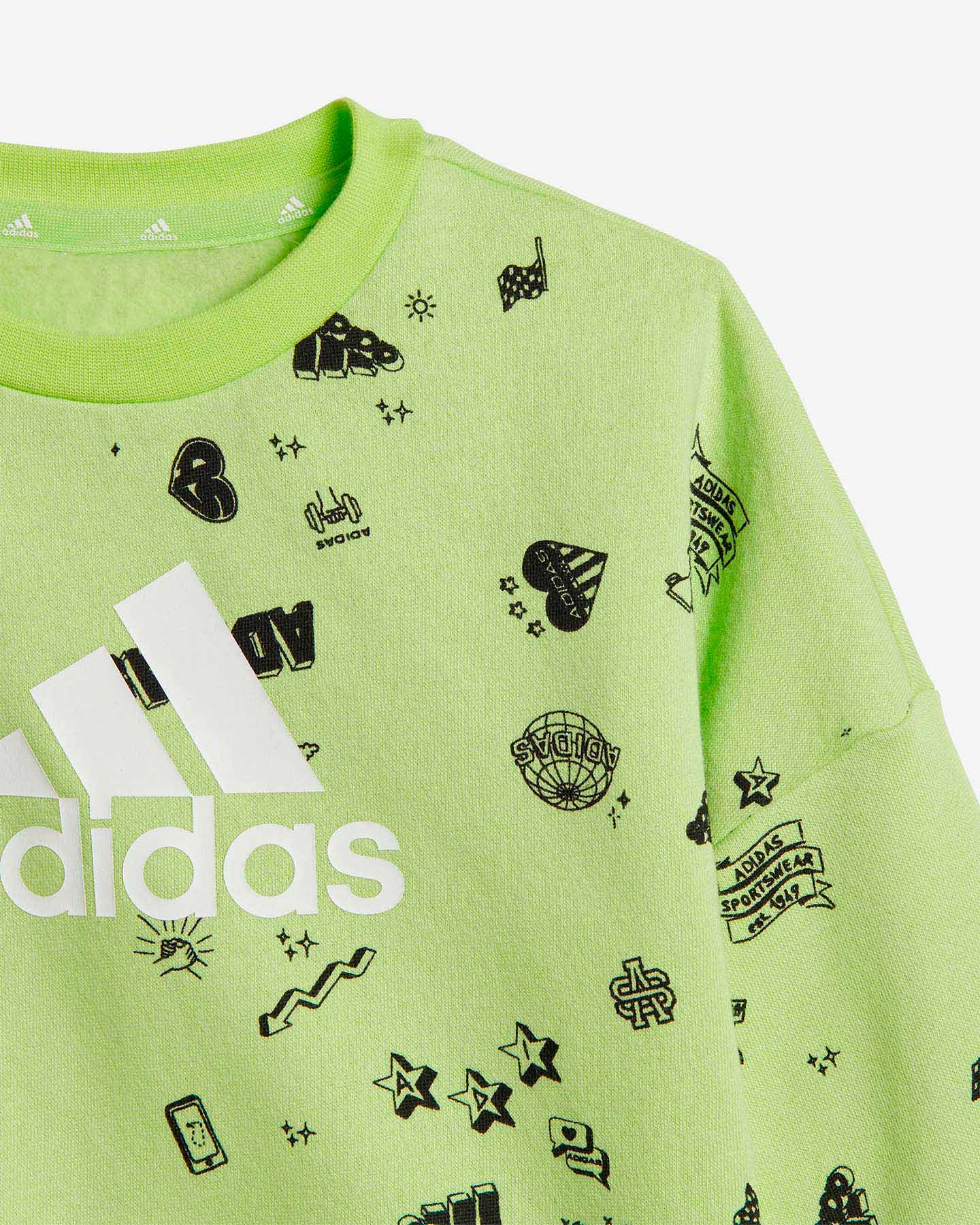 Tuta ADIDAS ALL OVER JR - Verde - 1 | Cisalfa Sport