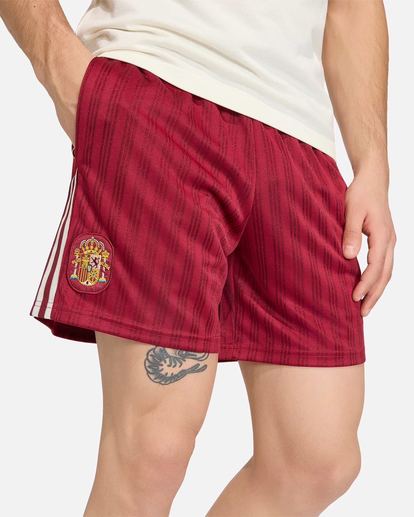 Pantaloncini ADIDAS SPAGNA ORIGINALS M - Rosso - 3 | Cisalfa Sport