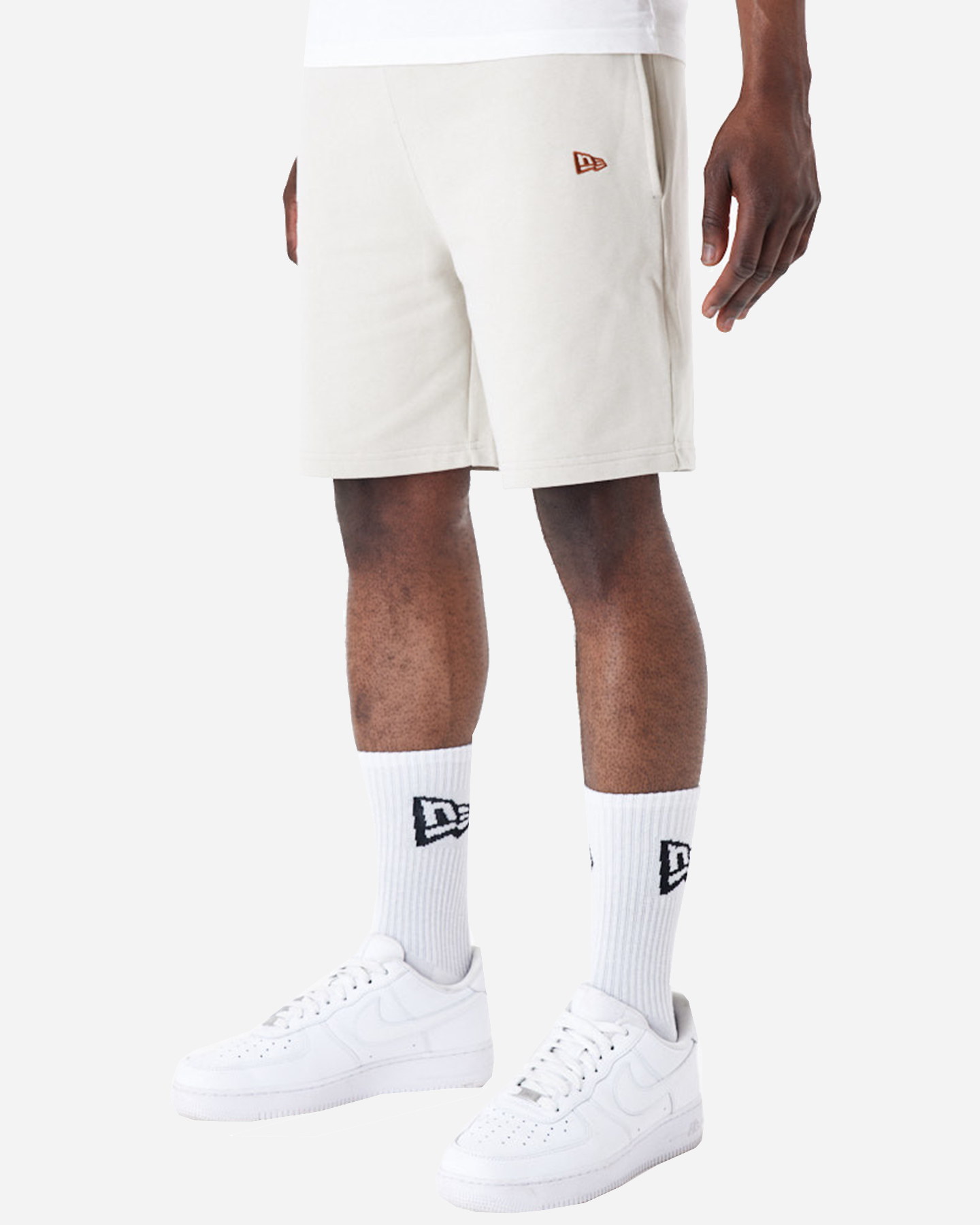 Pantaloncini NEW ERA MLB LEAGUE ESSENTIAL LOS ANGELES DODGERS M - Beige - 1 | Cisalfa Sport