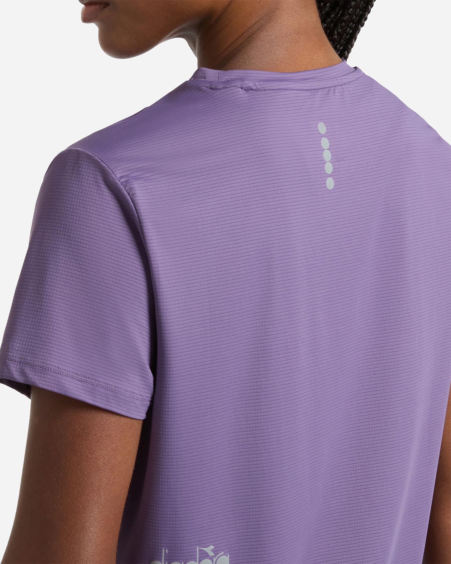 T-shirt running DIADORA TECH W - Viola - 5 | Cisalfa Sport