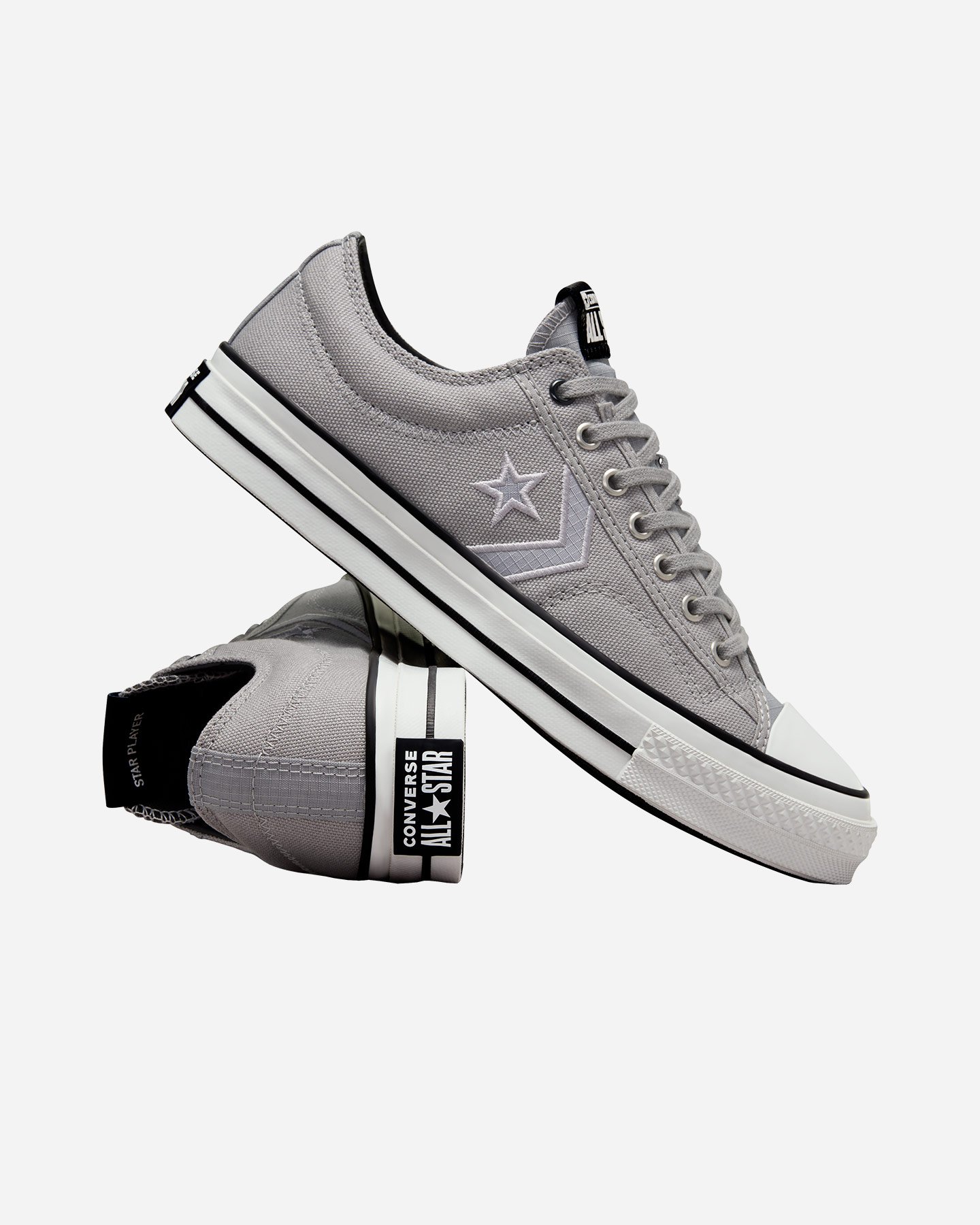 Scarpe sneakers CONVERSE STAR PLAYER 76 OX M - Grigio - 4 | Cisalfa Sport