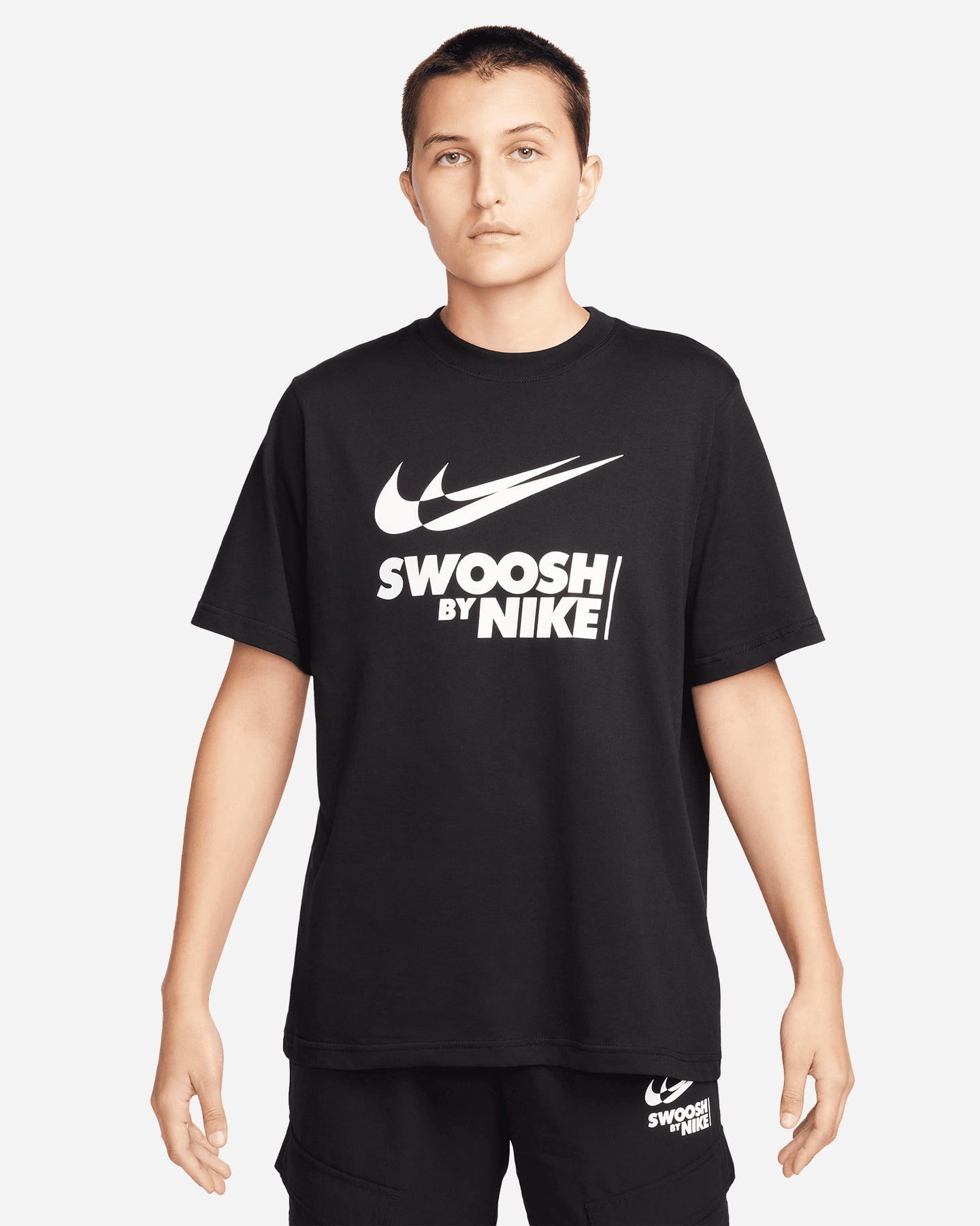 Nike Swoosh W - T-shirt - Donna - Nero