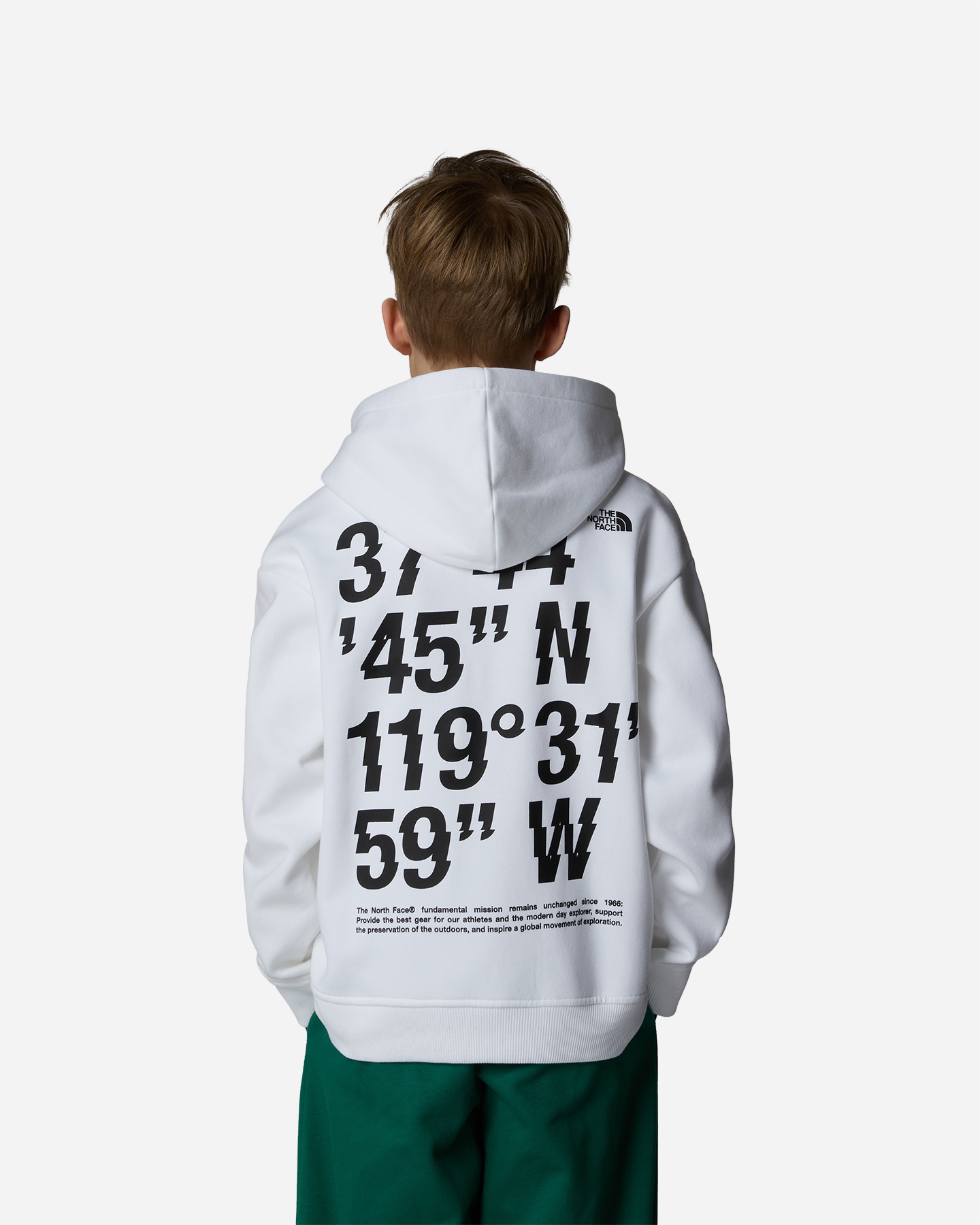 Felpa THE NORTH FACE COORDINATES JR - Bianco - 3 | Cisalfa Sport