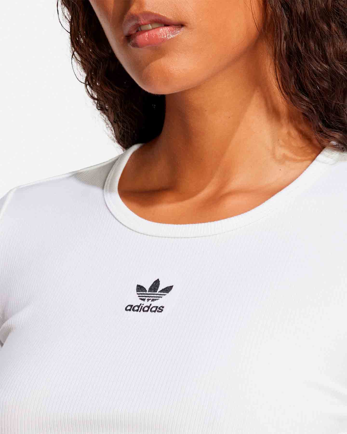T-shirt ADIDAS ESSENTIALS W - Bianco - 4 | Cisalfa Sport