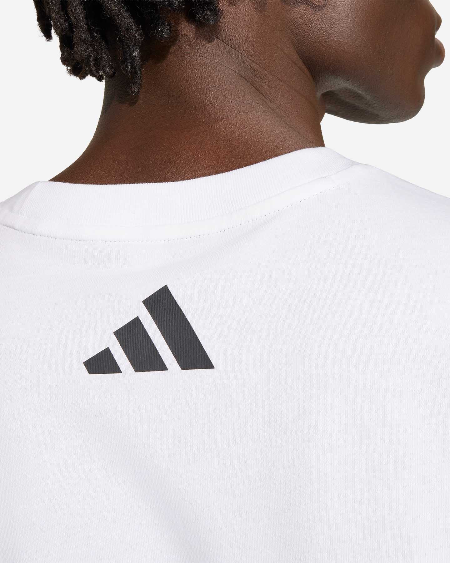 T-shirt ADIDAS MERCEDES TEAM DNA M - Bianco - 5 | Cisalfa Sport