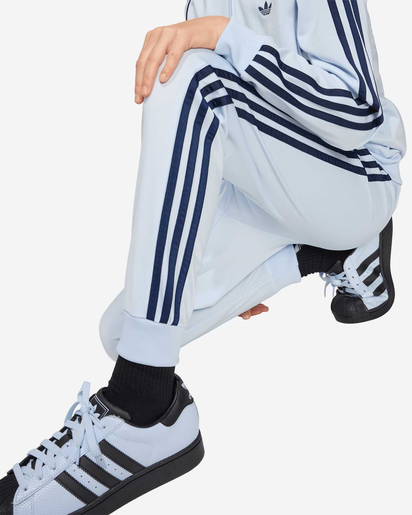 Pantalone ADIDAS SST JR - Azzurro - 4 | Cisalfa Sport