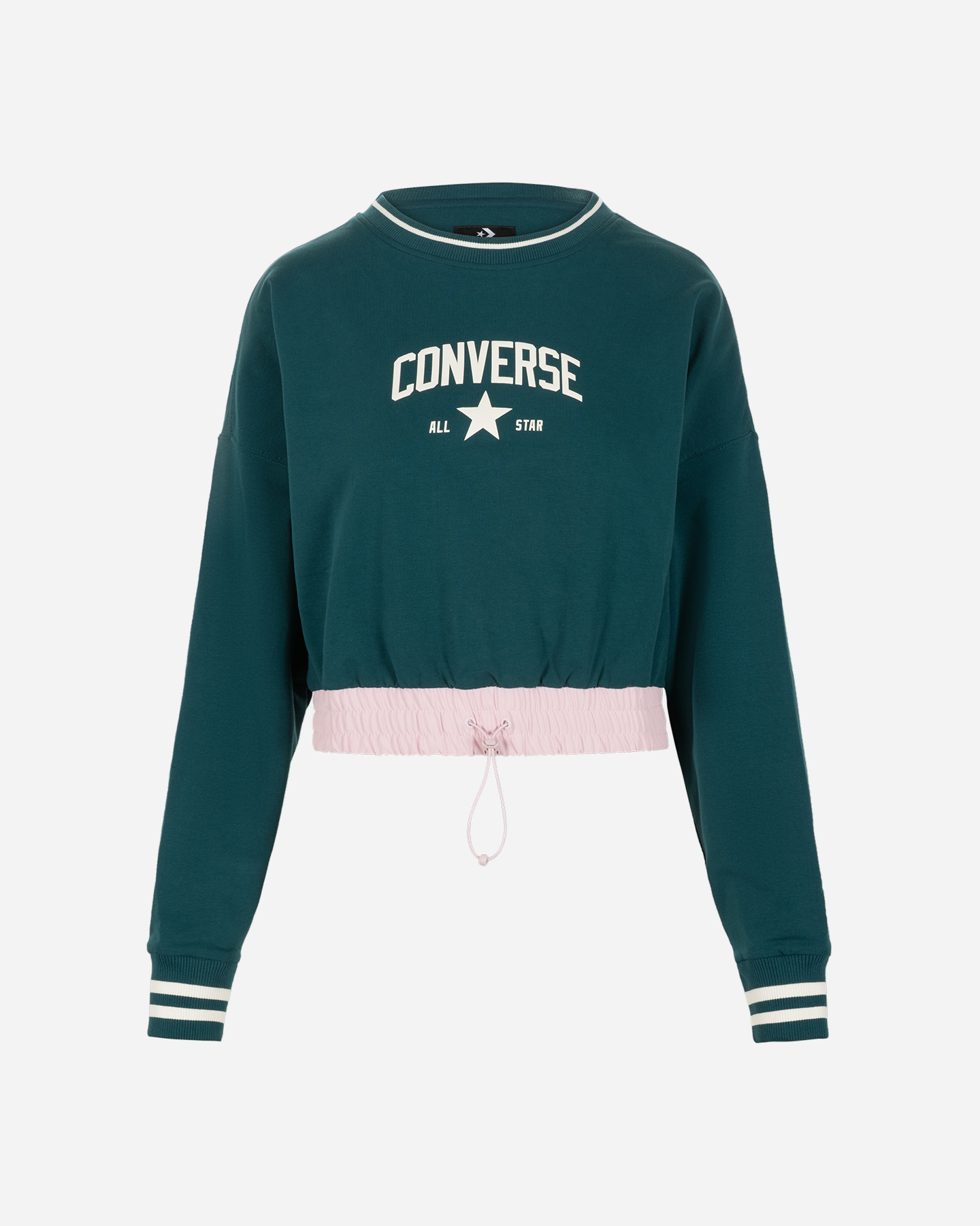 Felpa CONVERSE LOGO W - Verde - 0 | Cisalfa Sport