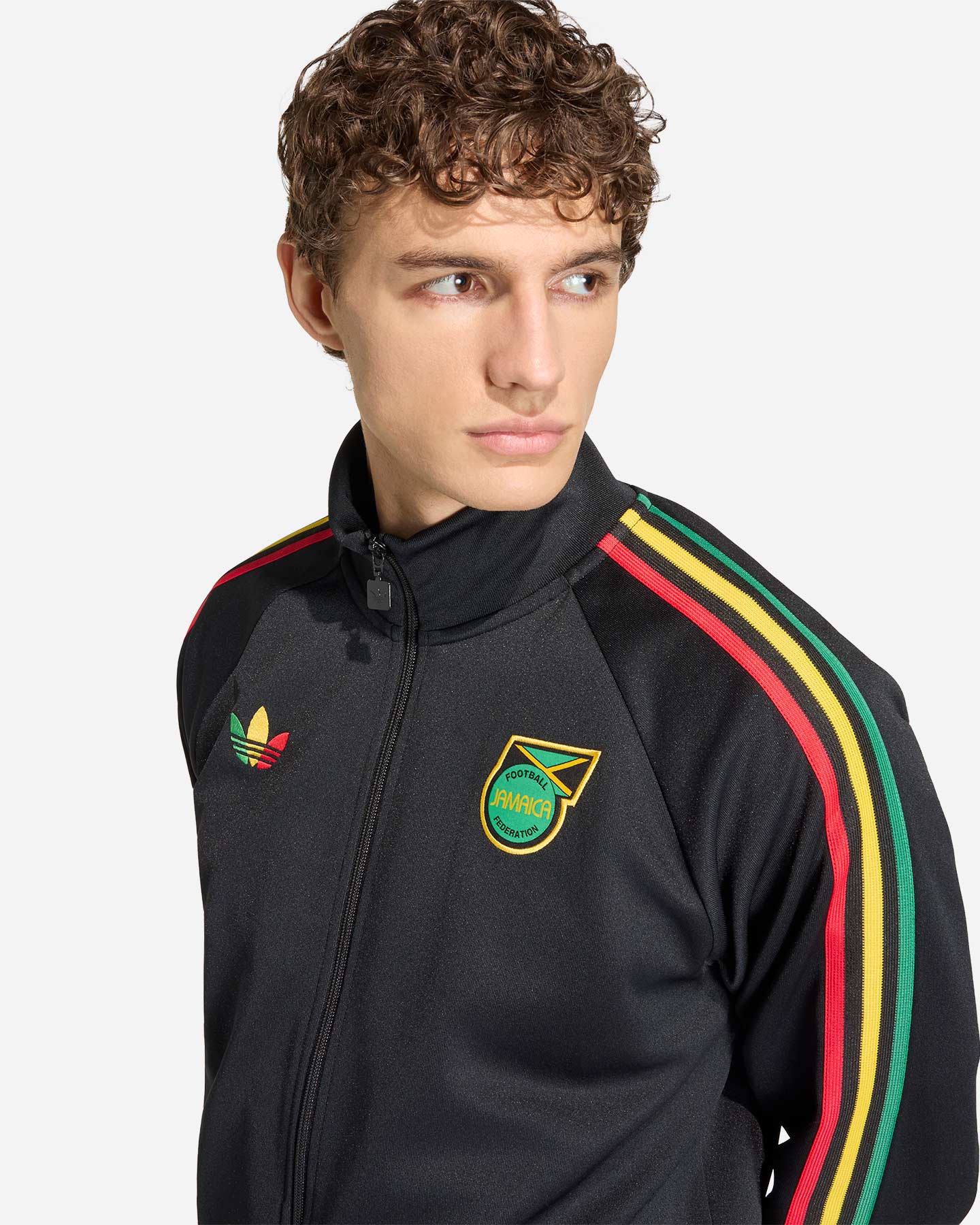 Felpa ADIDAS JAMAICA ORIGINALS M - Nero - 3 | Cisalfa Sport