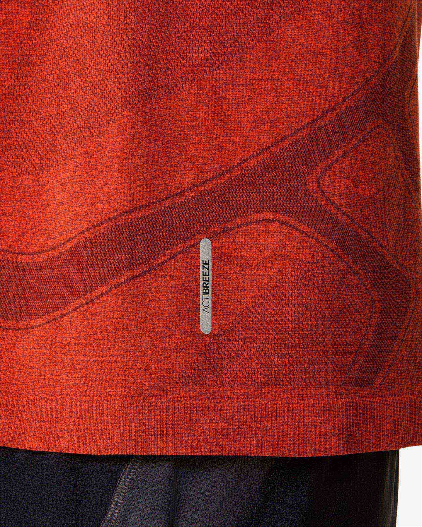 T-shirt running ASICS ROAD M - Rosso - 4 | Cisalfa Sport