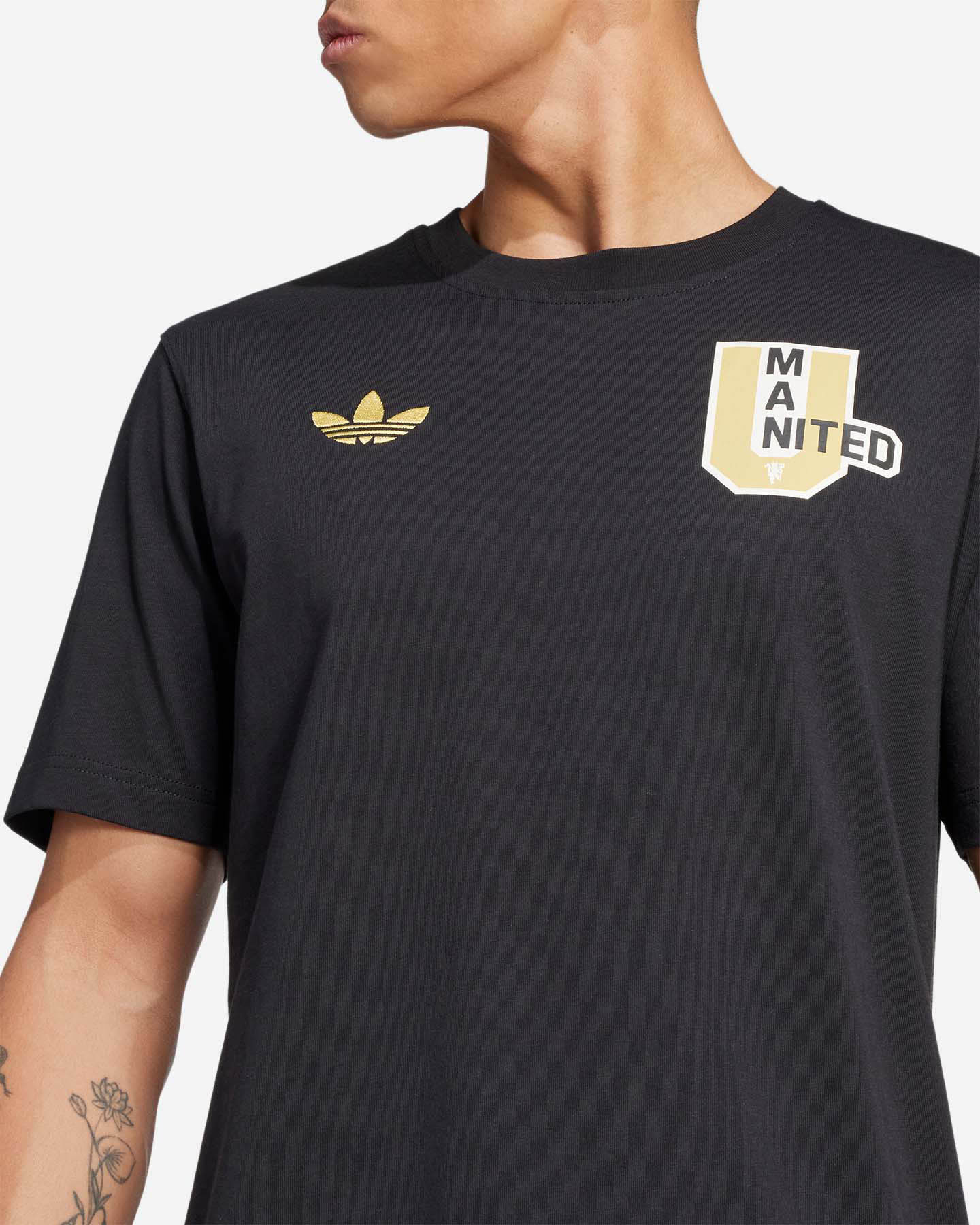 Abbigliamento calcio ufficiale ADIDAS MANCHESTER UNITED FC VRCT OG M - Nero - 4 | Cisalfa Sport