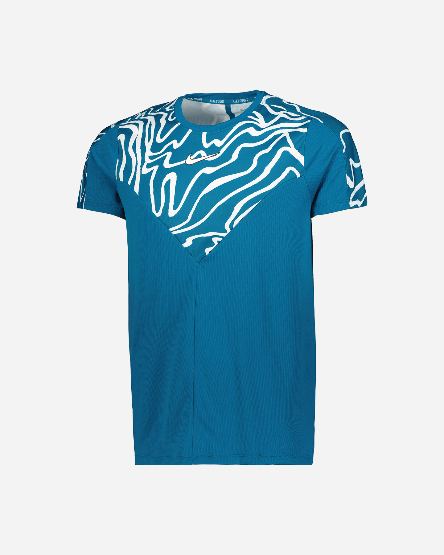 T-shirt tennis NIKE DRI FIT SLAM M - Blu - 0 | Cisalfa Sport