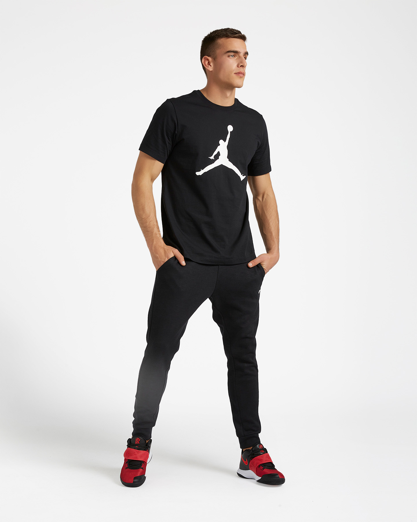 Maglia basket NIKE JORDAN JUMPMAN CREW M - Nero - 1 | Cisalfa Sport