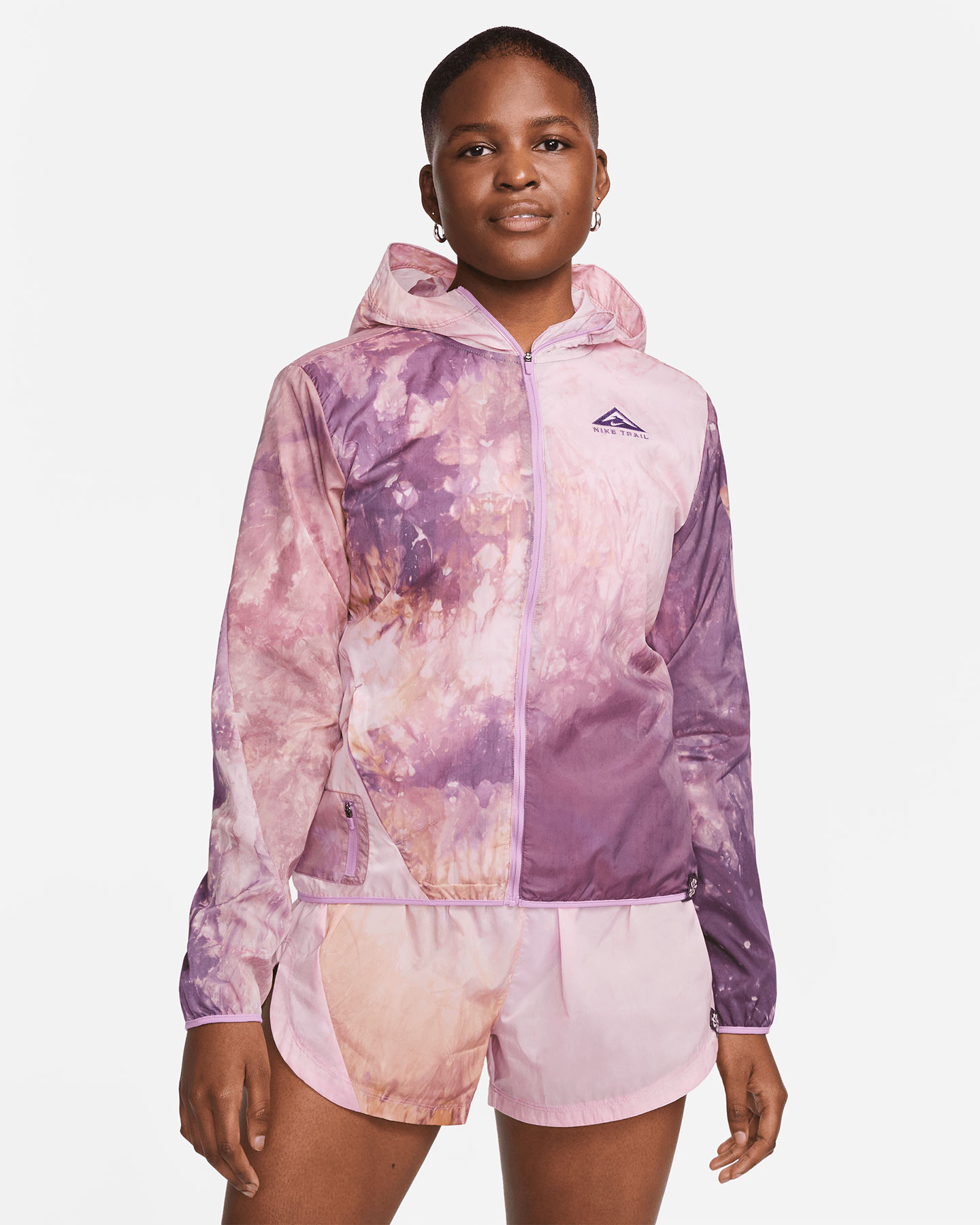 Giacca running NIKE TRAIL REPEL W - Viola - 0 | Cisalfa Sport