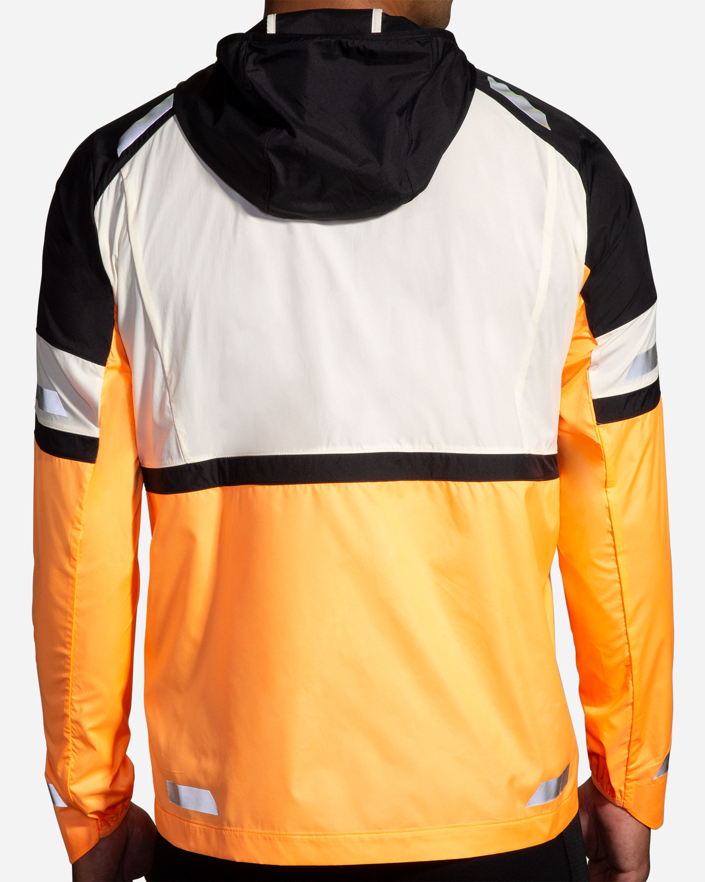 Giacca running BROOKS RUN VISIBLE 2.0 M - Arancione - 2 | Cisalfa Sport