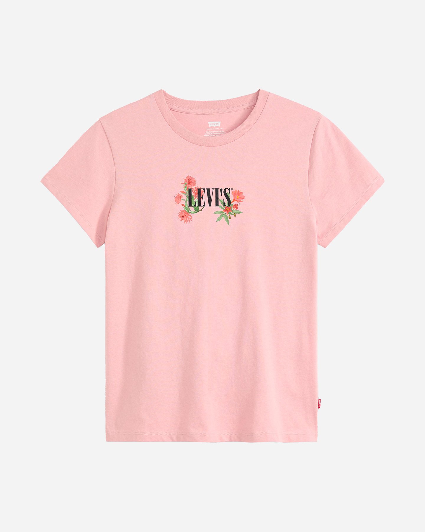 T-shirt LEVI'S FLOWER W - Rosa - 0 | Cisalfa Sport