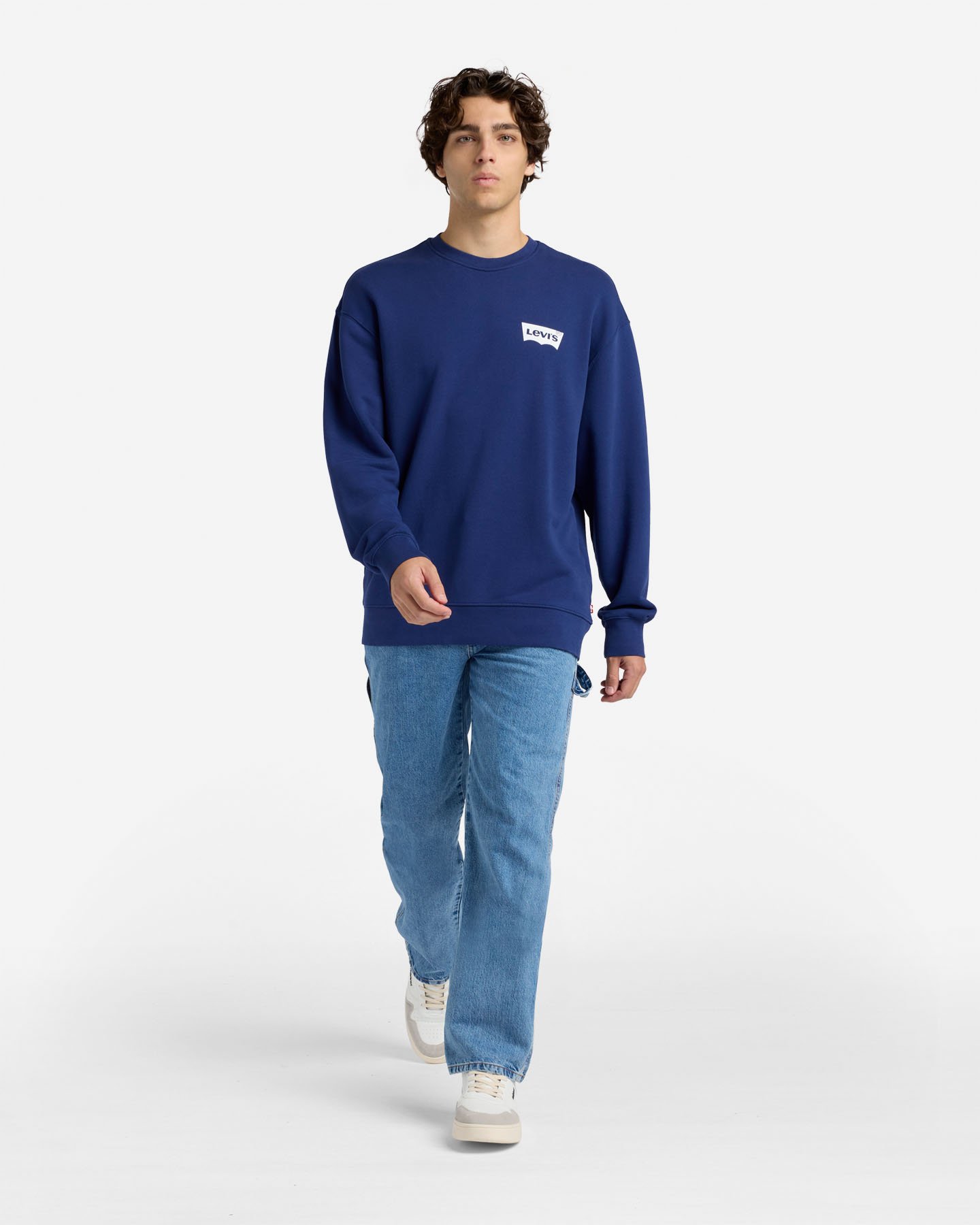 Felpa LEVI'S LOGO BATWING M - Blu - 2 | Cisalfa Sport