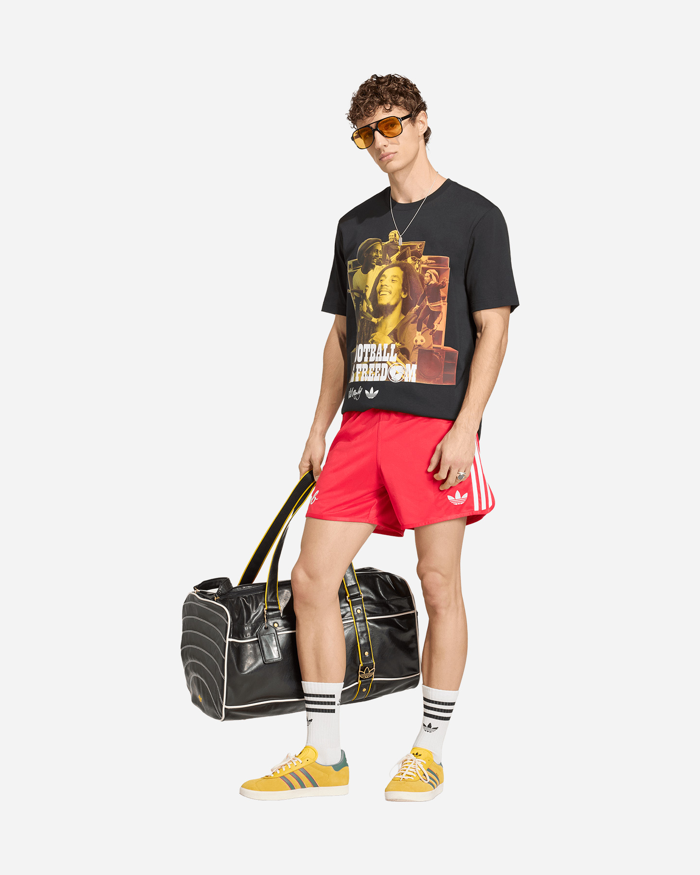 T-shirt ADIDAS BOB MARLEY ORIGINALS M - Nero - 2 | Cisalfa Sport