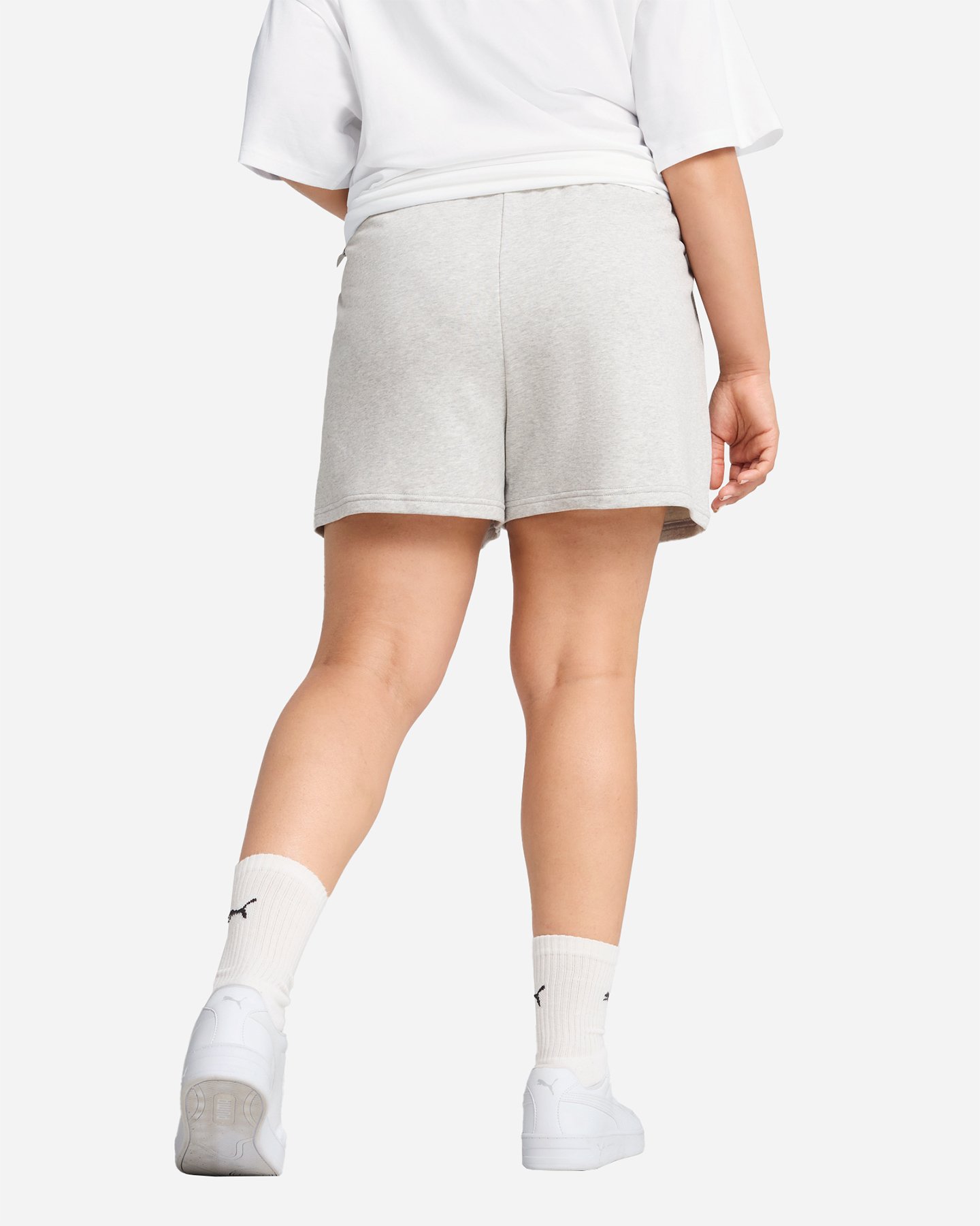 Pantaloncini PUMA SMALL LOGO W - Grigio - 3 | Cisalfa Sport