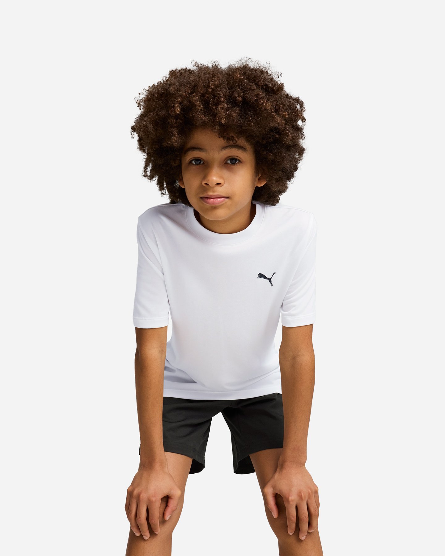 T-shirt PUMA BASIC JR - Bianco - 2 | Cisalfa Sport