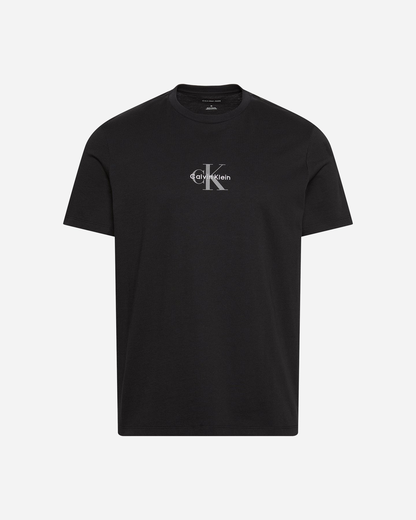 T-shirt CALVIN KLEIN JEANS MICRO MONOLOGO M - Nero - 0 | Cisalfa Sport