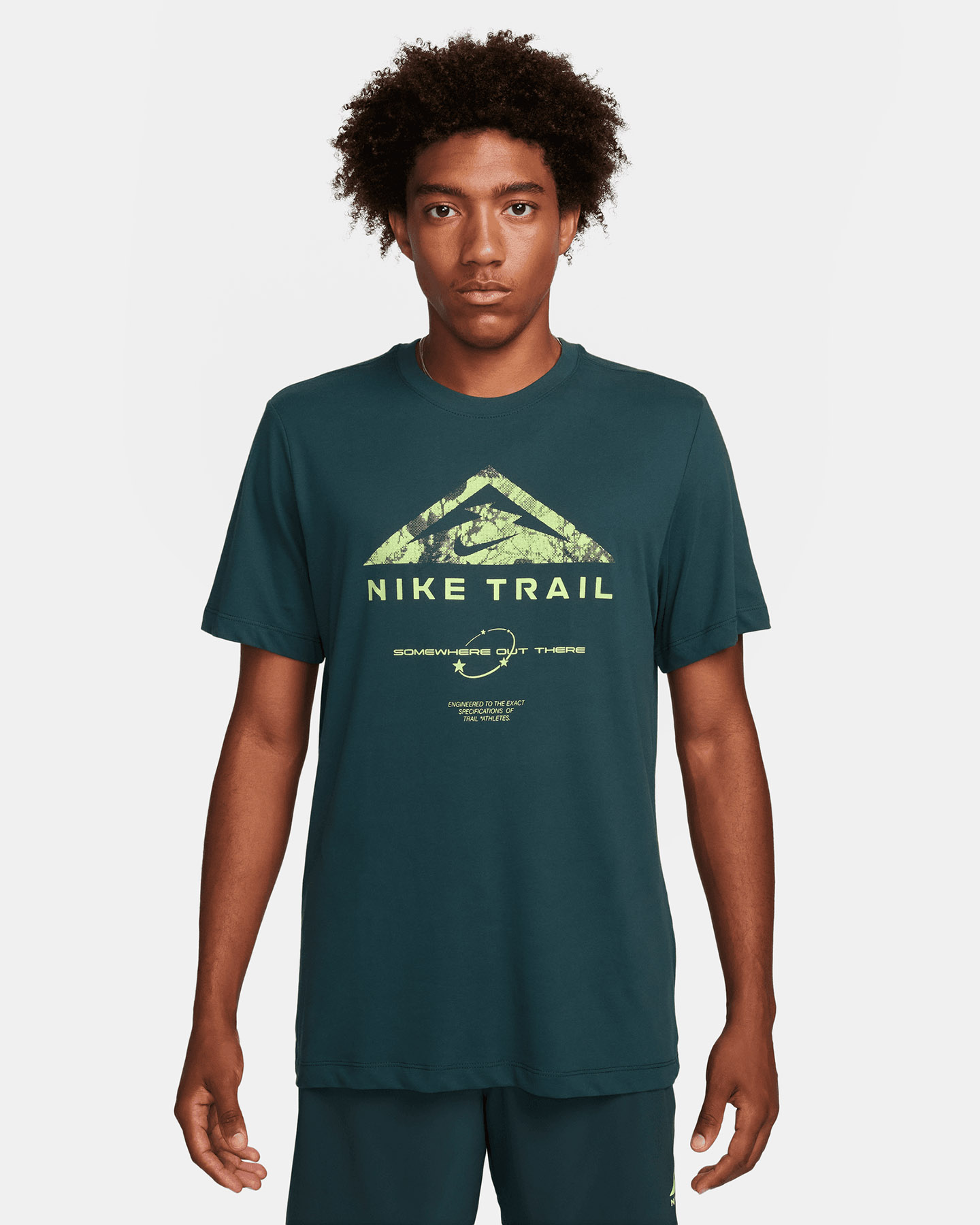 T-shirt running NIKE TRAIL DRI FIT M - Verde - 0 | Cisalfa Sport