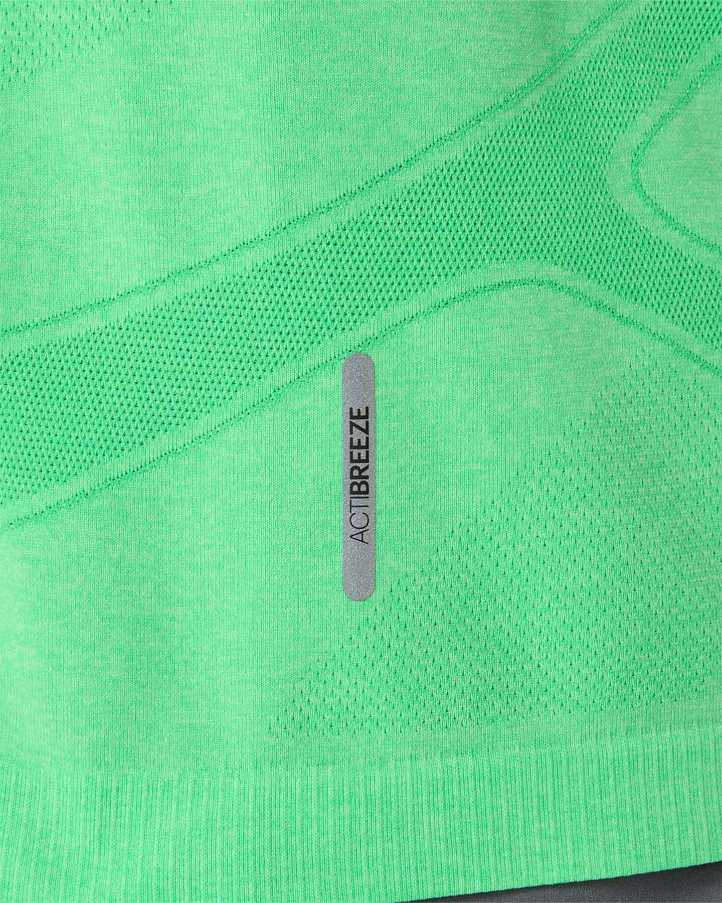 T-shirt running ASICS ROAD SEAMLESS M - Verde - 5 | Cisalfa Sport