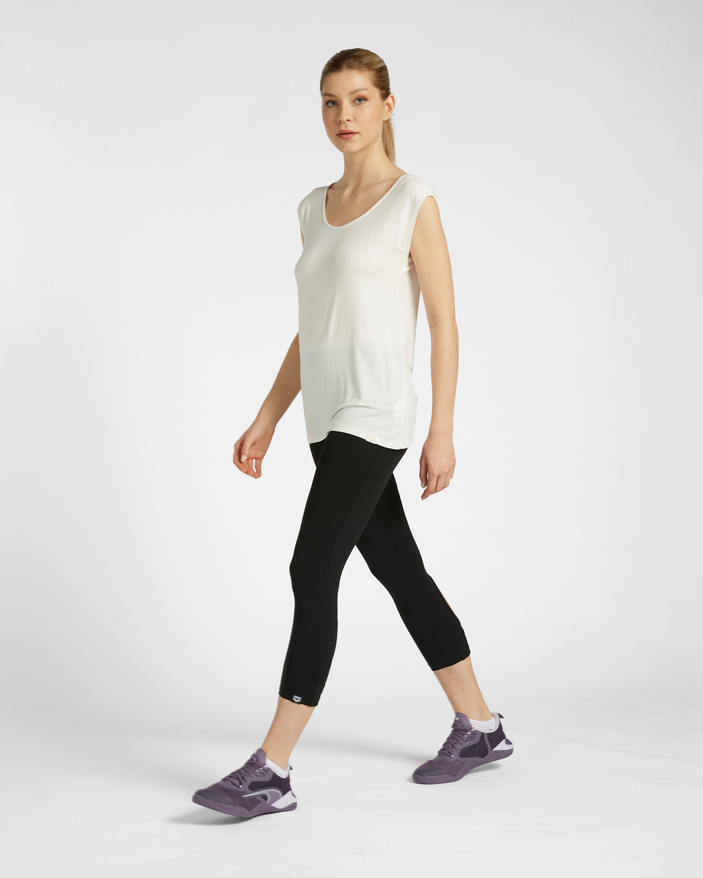 T-shirt training ARENA YOGA W - Bianco - 3 | Cisalfa Sport