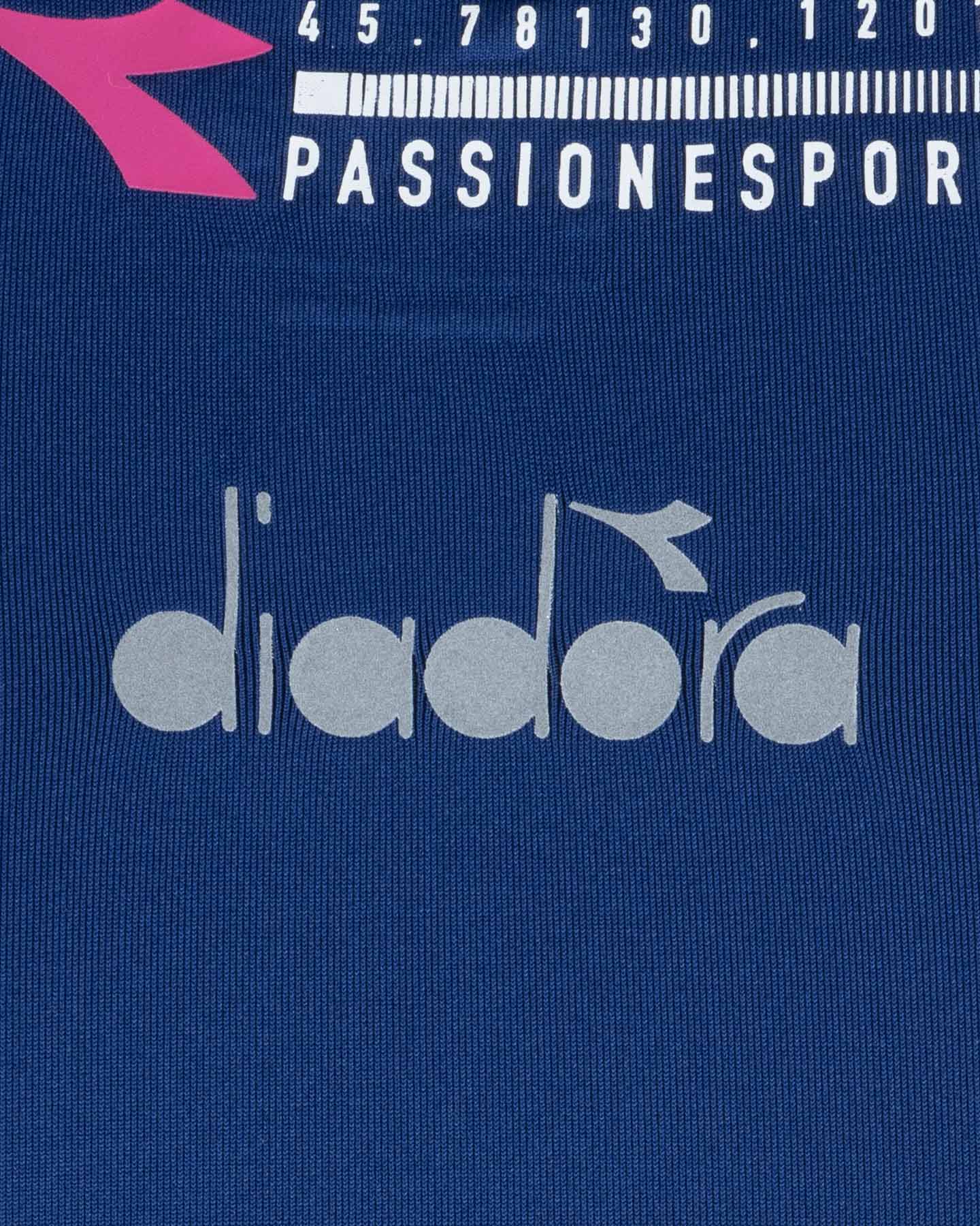 Reggiseno DIADORA CROP BE ONE W - Blu - 2 | Cisalfa Sport