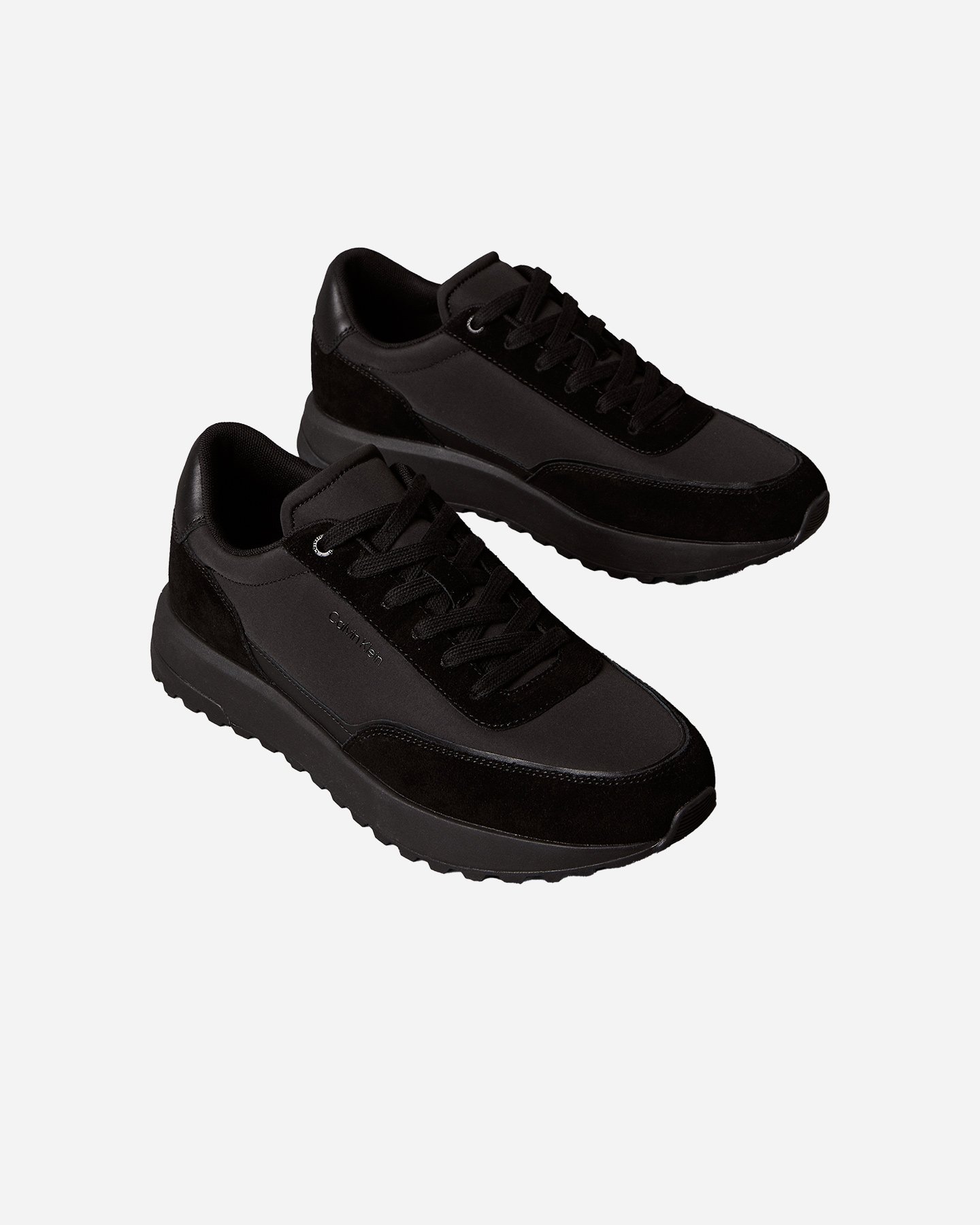 Scarpe sneakers CALVIN KLEIN JEANS LOW TOP LACE UP REPREVE MIX M - Nero - 1 | Cisalfa Sport