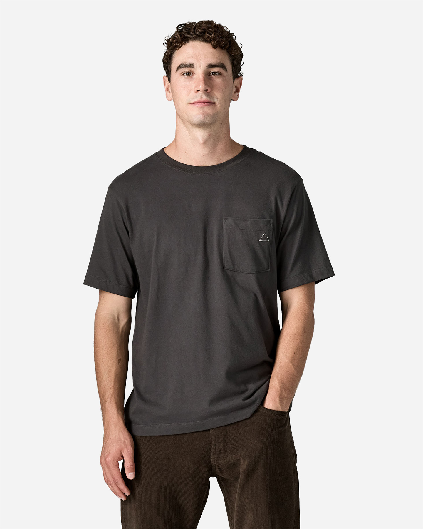 T-shirt PATAGONIA FITZ ROY MASSIF POCKET M - Nero - 1 | Cisalfa Sport