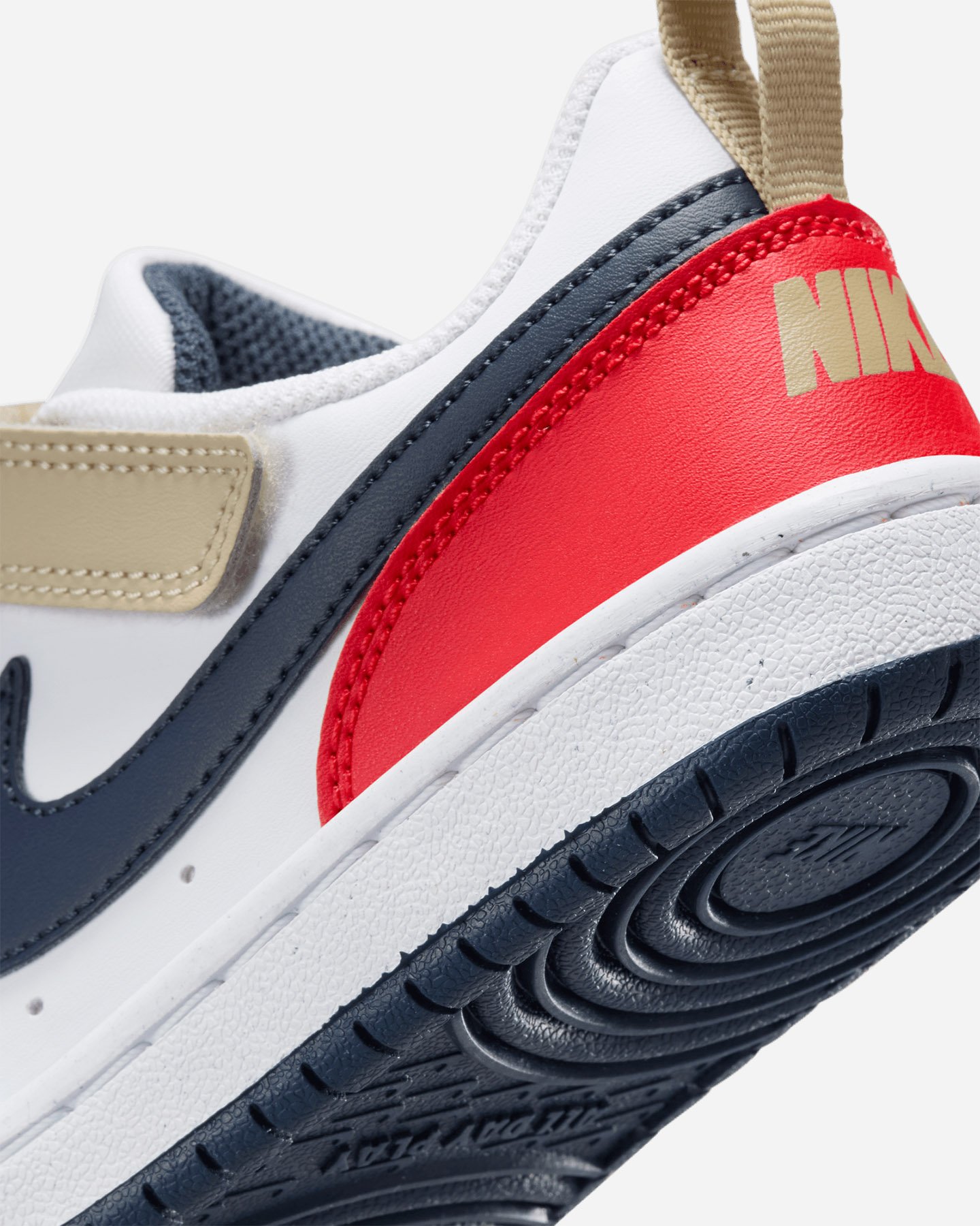 Scarpe sneakers NIKE COURT BOROUGH LOW RECRAFT PS JR - Bianco - 5 | Cisalfa Sport