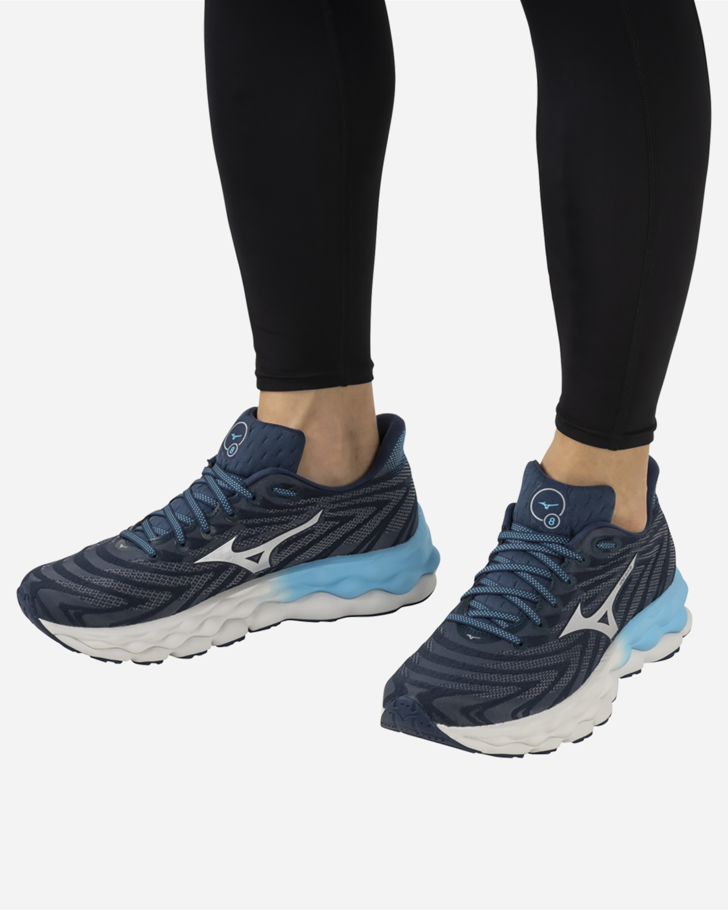 Scarpe running MIZUNO WAVE SKY 8 M - Blu - 5 | Cisalfa Sport