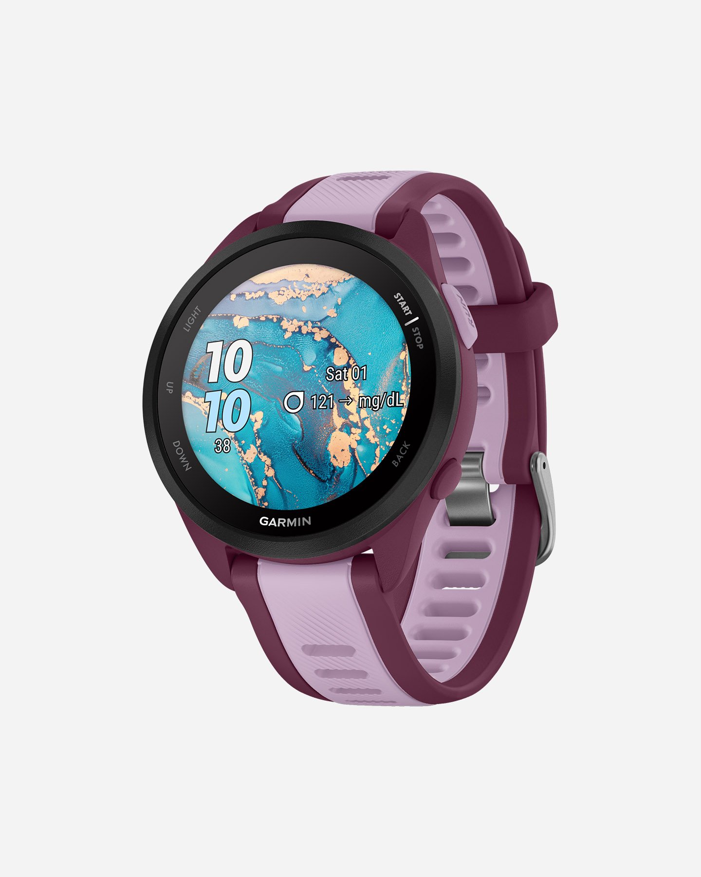 Orologio multifunzione GARMIN FORERUNNER 165 MUSIC  - Viola - 2 | Cisalfa Sport
