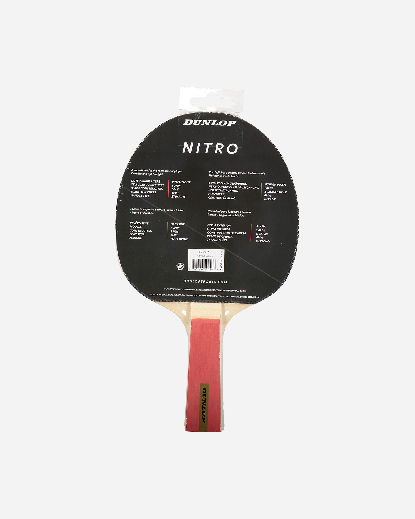 Accessorio ping pong DUNLOP PING PONG NITRO - Color mix - 2 | Cisalfa Sport