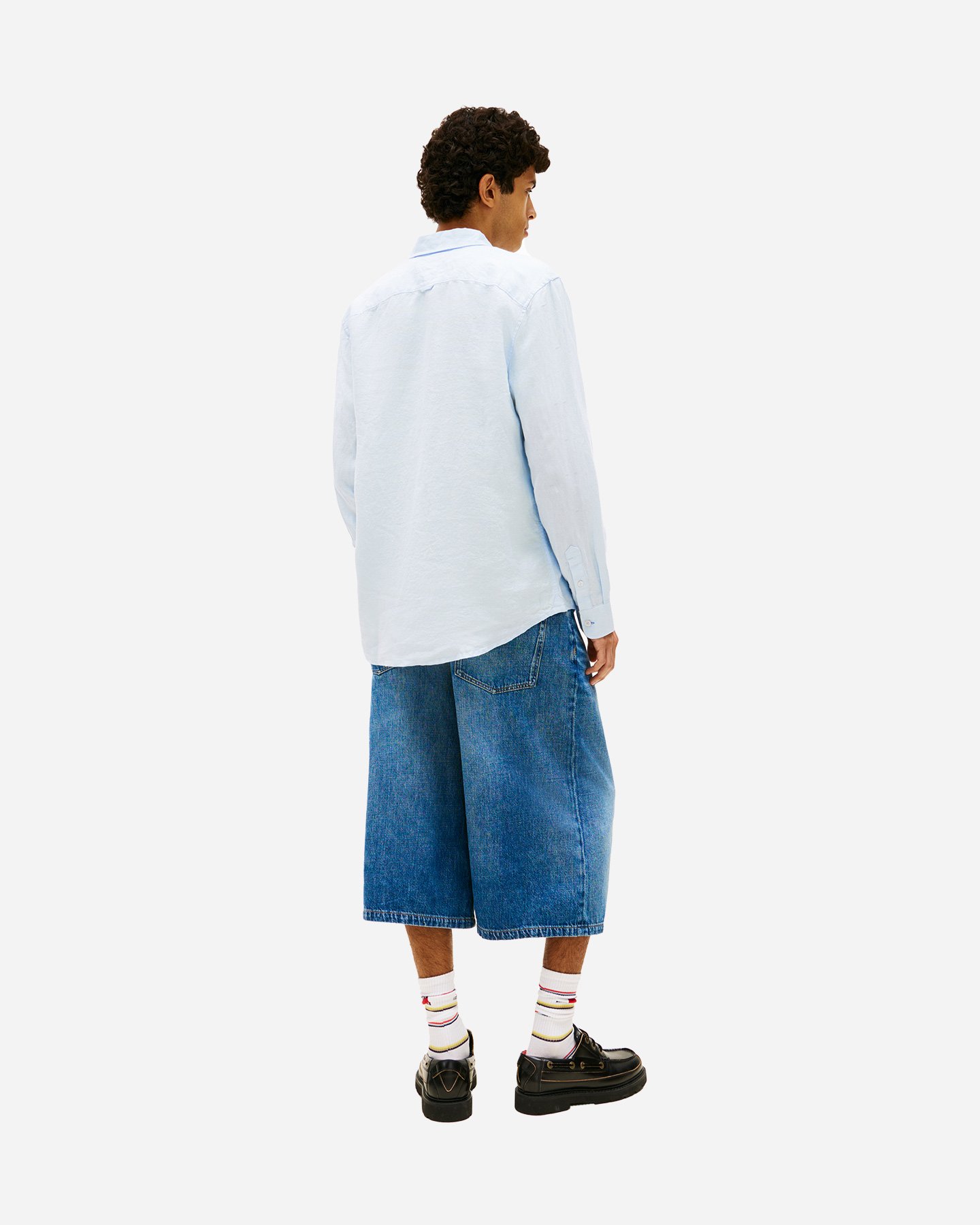 Camicia TOMMY HILFIGER LINEN M - Blu - 3 | Cisalfa Sport