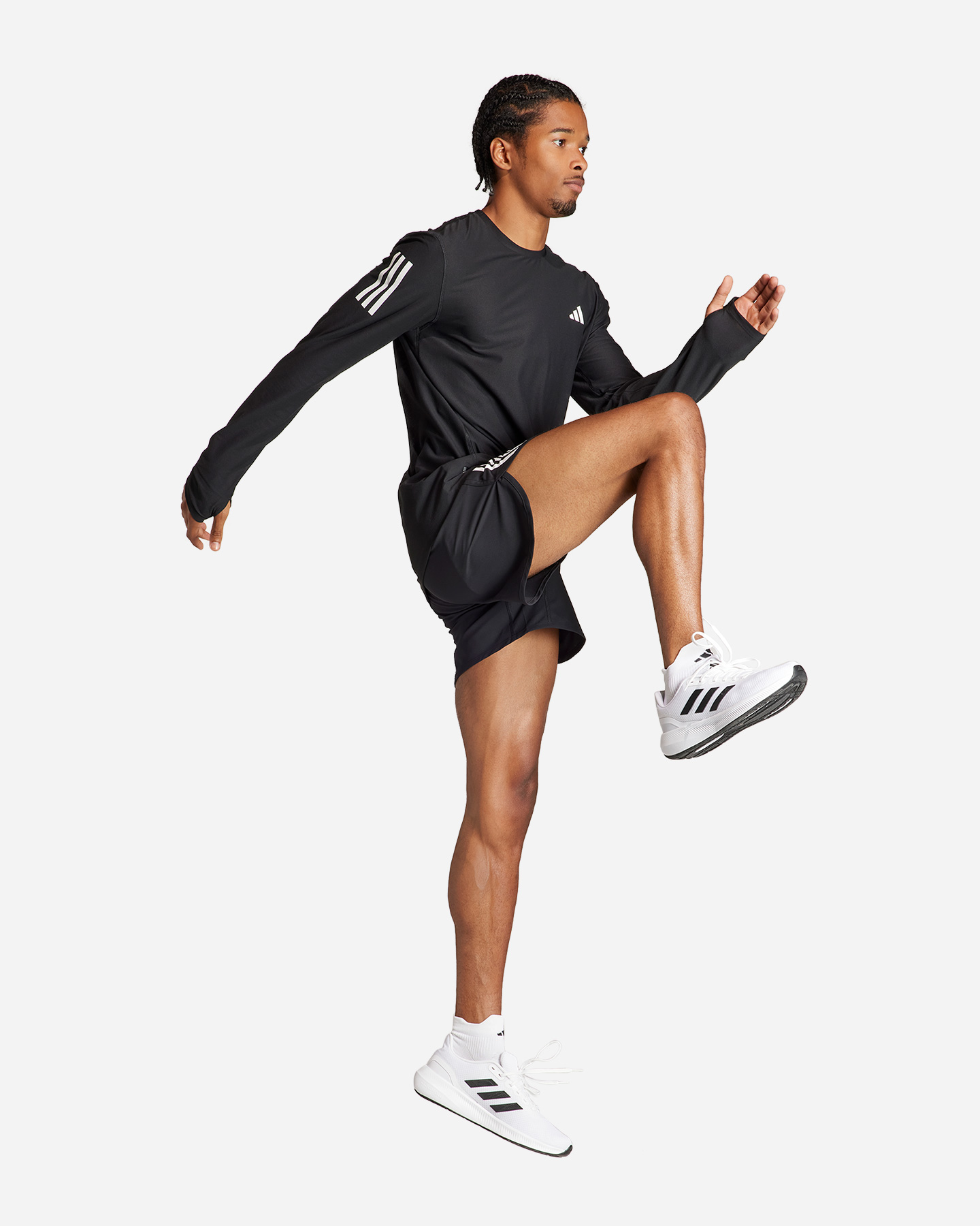 Maglia running ADIDAS OTR B M - Nero - 3 | Cisalfa Sport