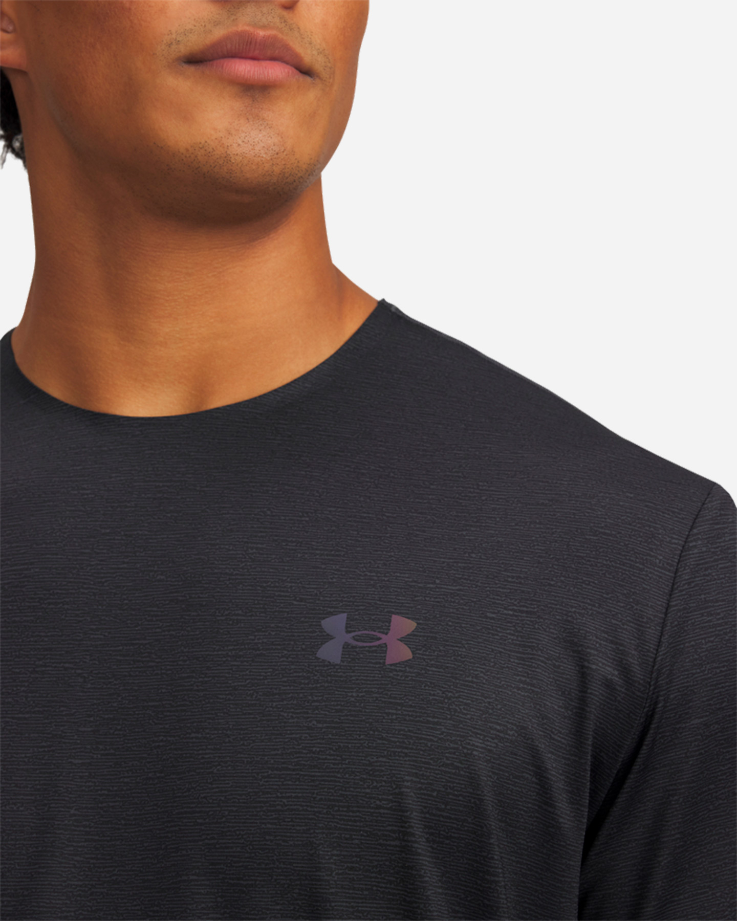 T-shirt training UNDER ARMOUR ELITE VENT M - Nero - 2 | Cisalfa Sport