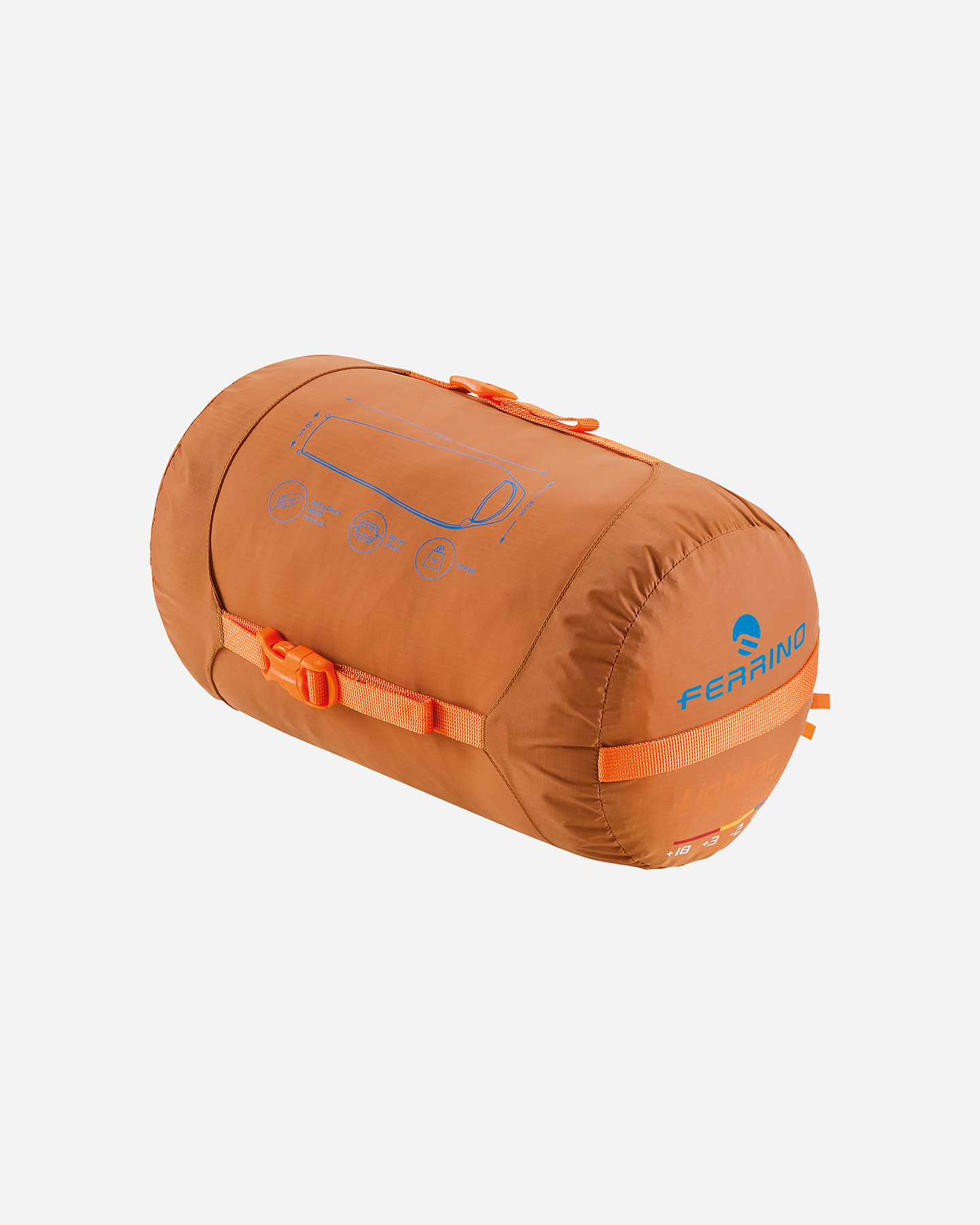 Sacco a pelo sintetico FERRINO LIGHTEC 1000 DUVET RDS DOWN - Arancione - 1 | Cisalfa Sport