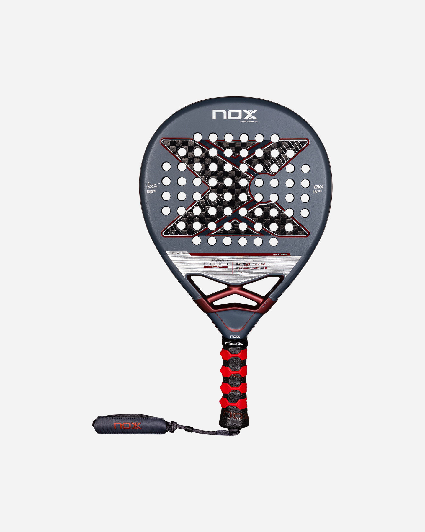 Racchetta padel performance NOX AT10 GENIUS 12K  - Nero - 0 | Cisalfa Sport