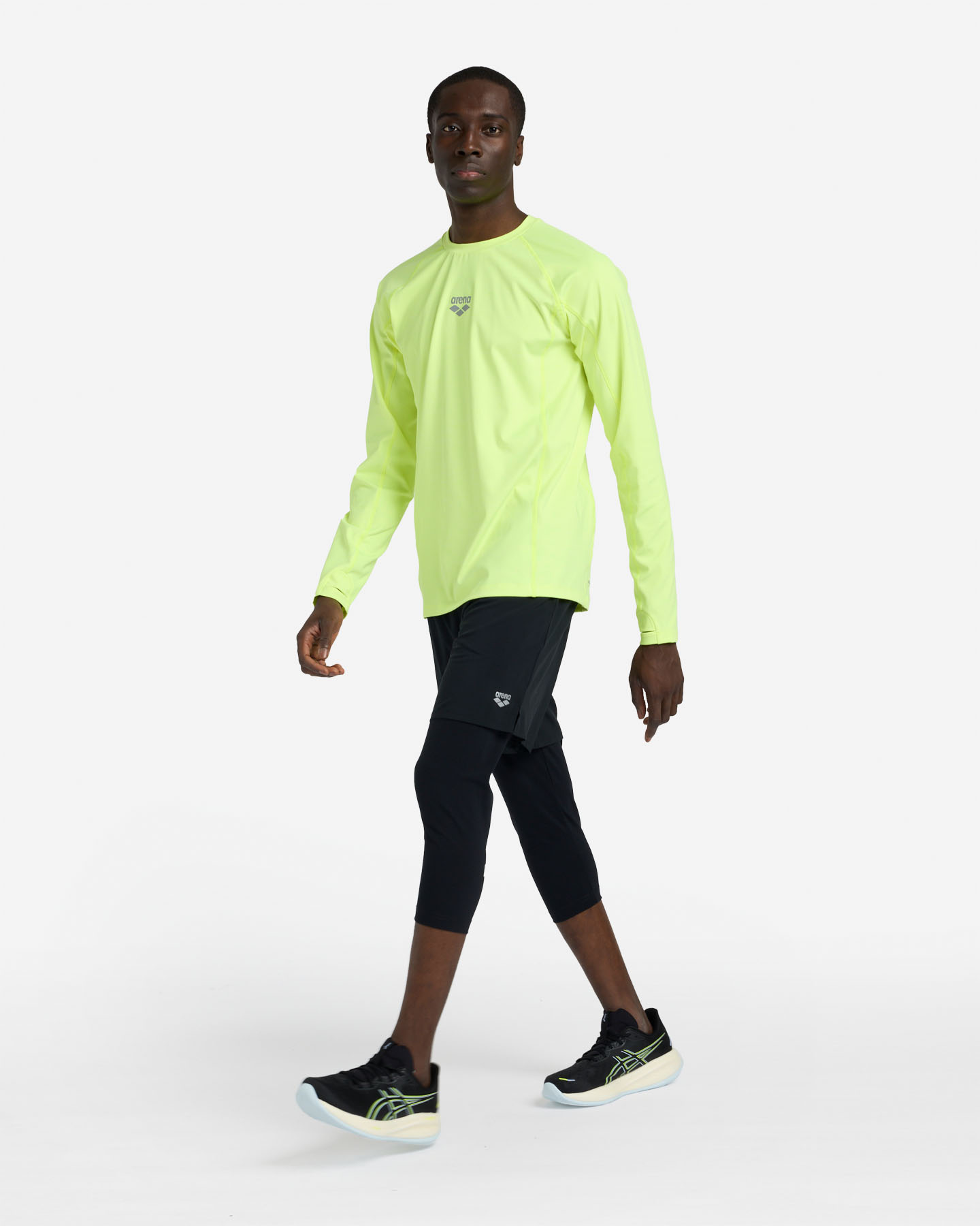 Maglia running ARENA FAST M - Giallo - 3 | Cisalfa Sport