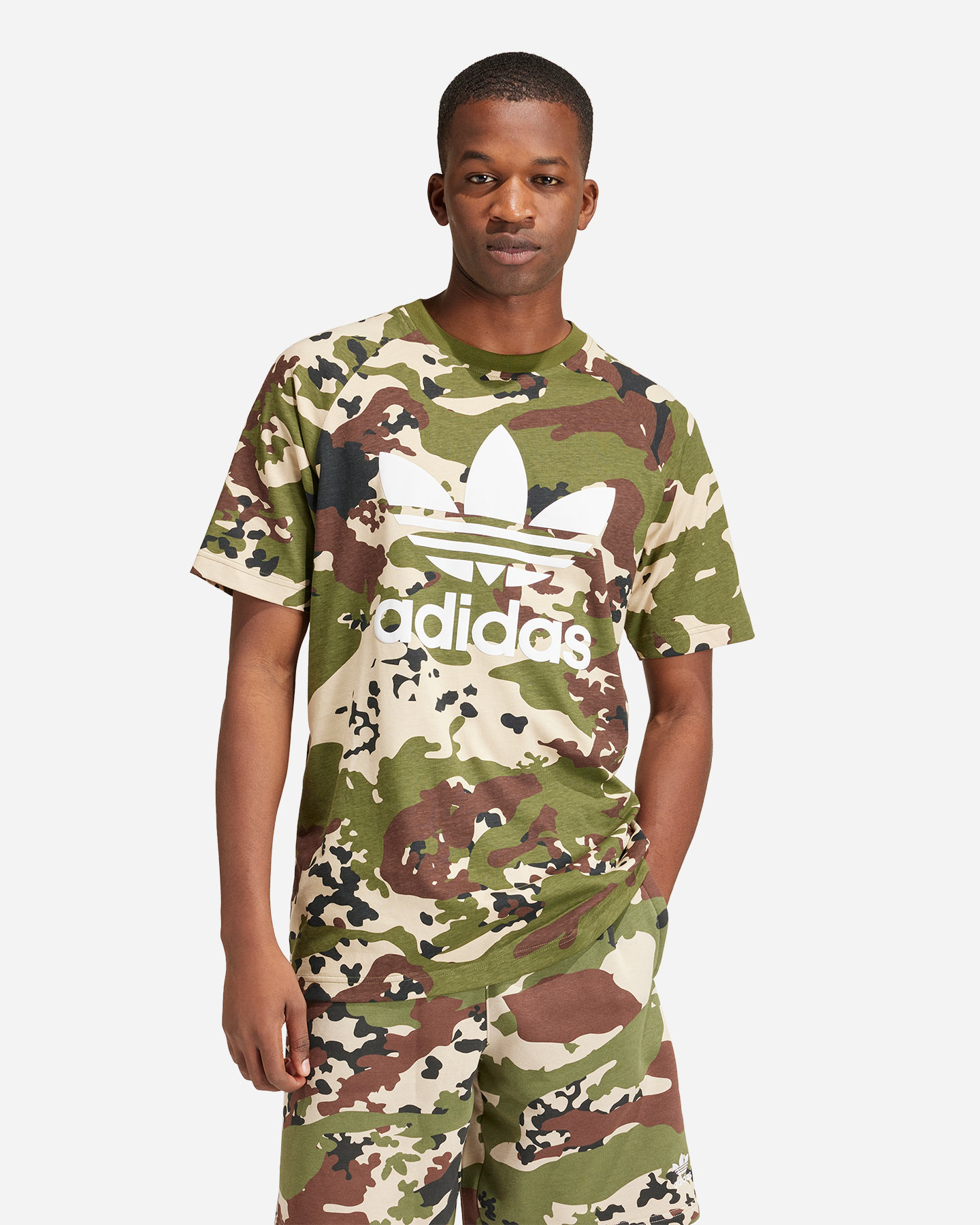 T-shirt ADIDAS CAMO TREFOIL M - Nero - 1 | Cisalfa Sport