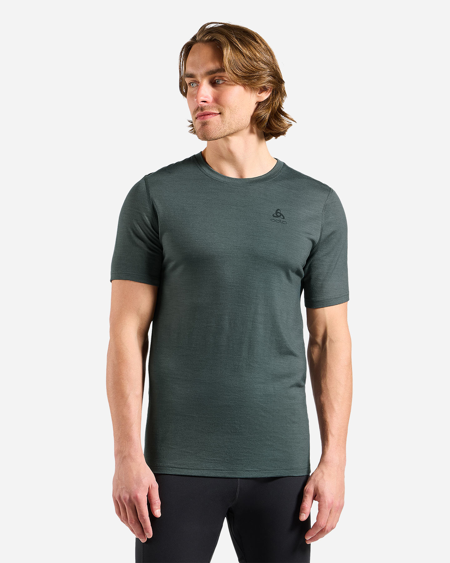 Maglia intimo tecnico ODLO MERINO 200 M - Grigio - 2 | Cisalfa Sport