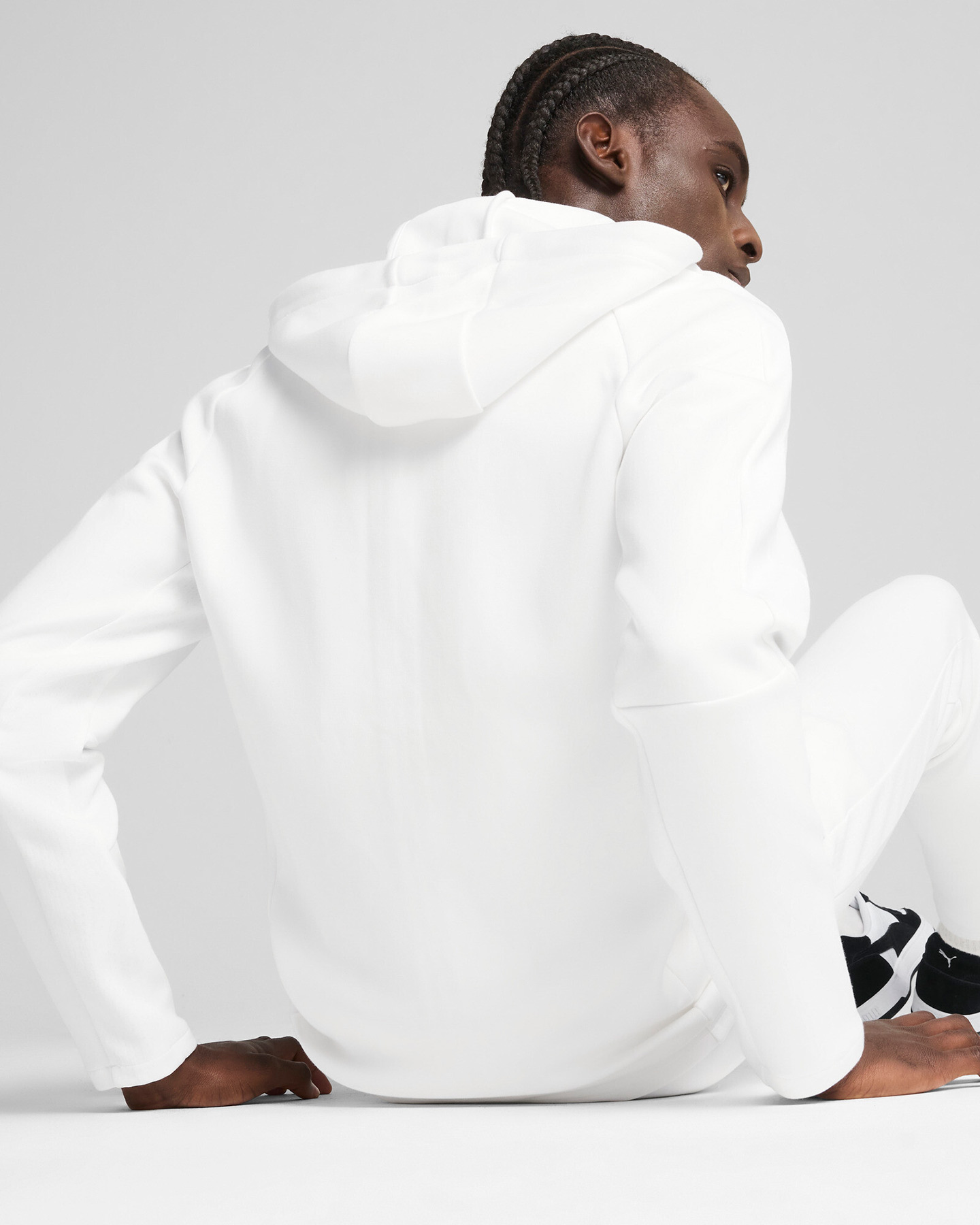Felpa PUMA EVOSTRIPE KNIT M - Bianco - 4 | Cisalfa Sport