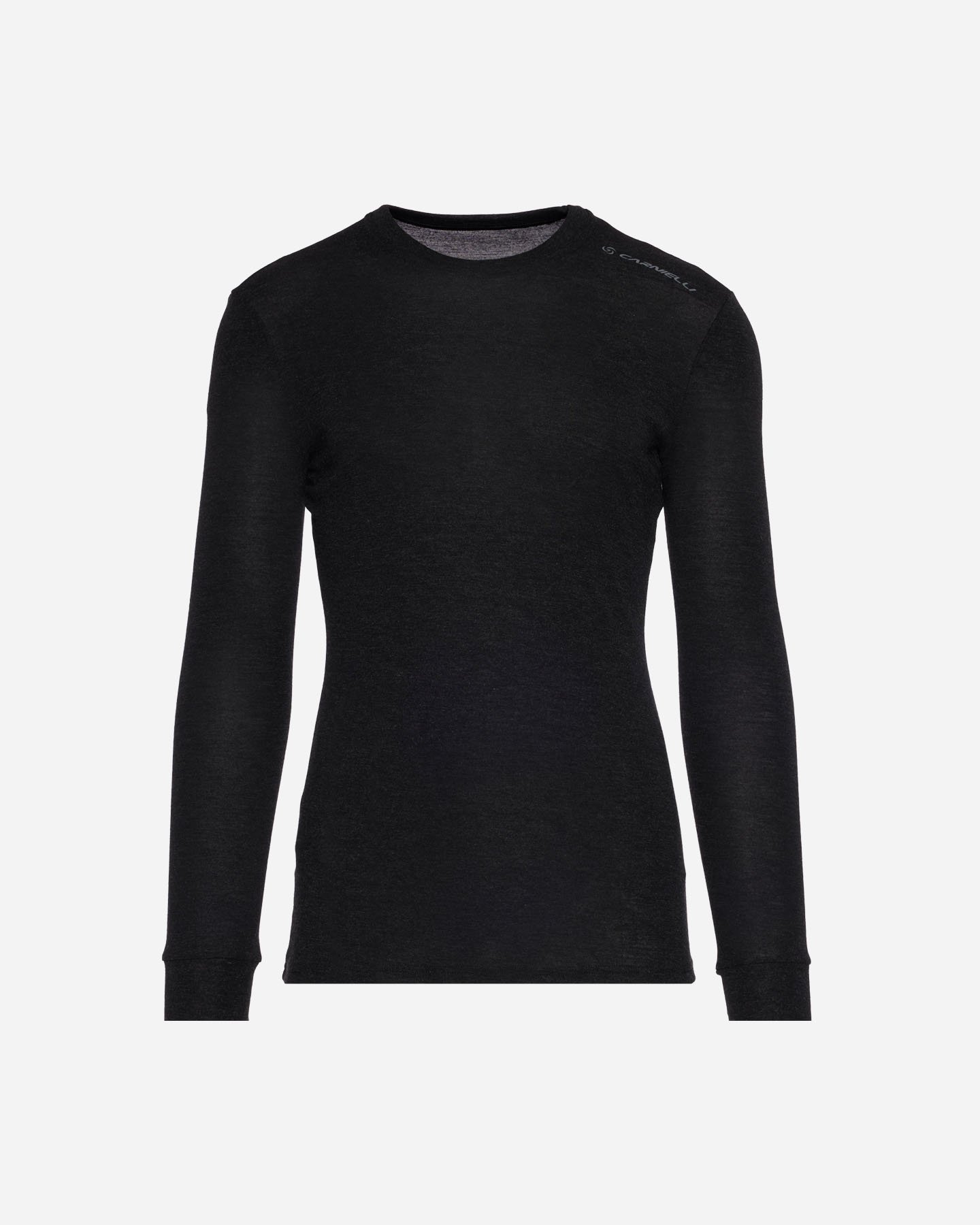 Maglia ciclismo CARNIELLI BASE LAYER MERINOS M - Nero - 0 | Cisalfa Sport