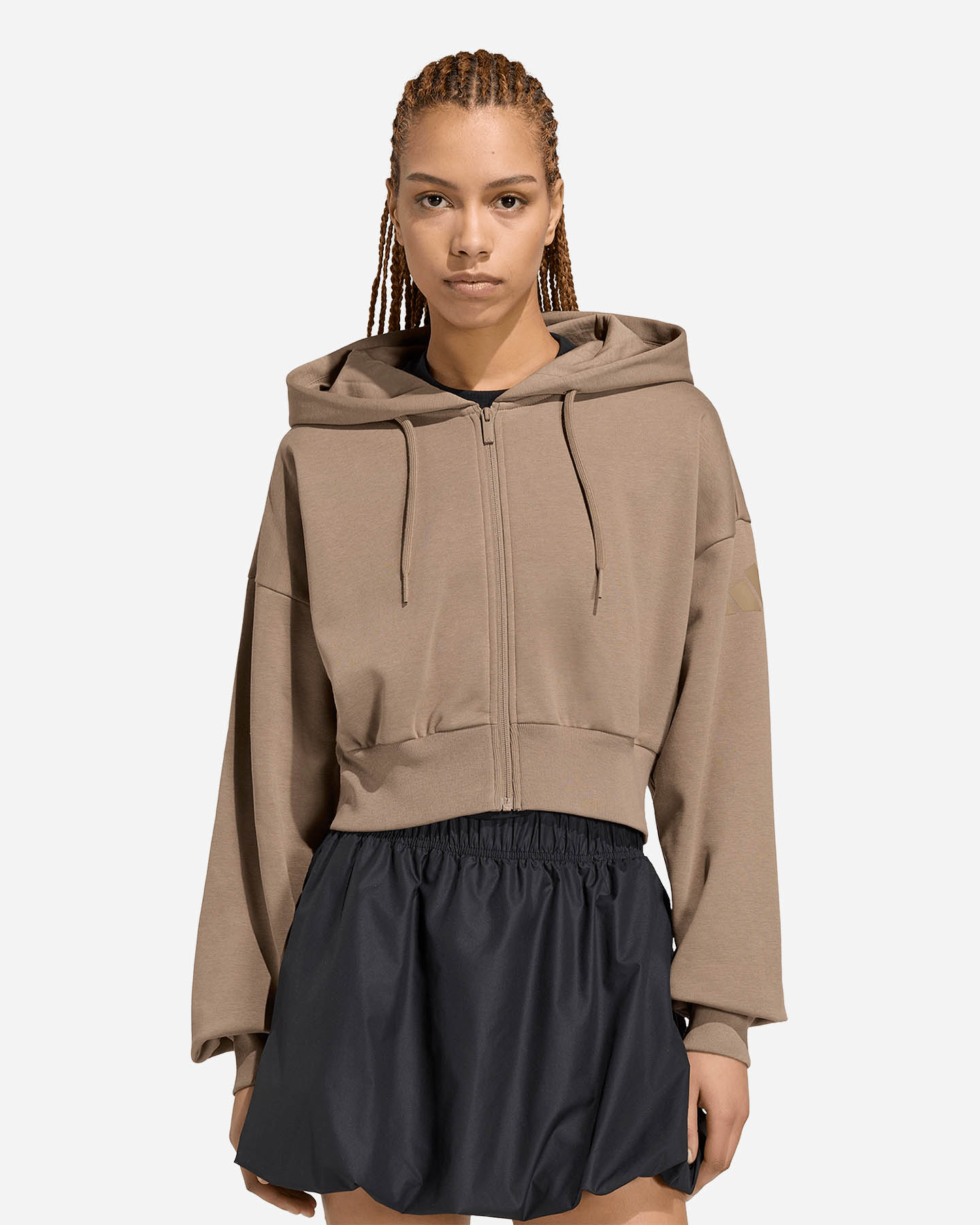 Felpa ADIDAS ESSENTIALS CONTEMPORARY W - Marrone - 1 | Cisalfa Sport