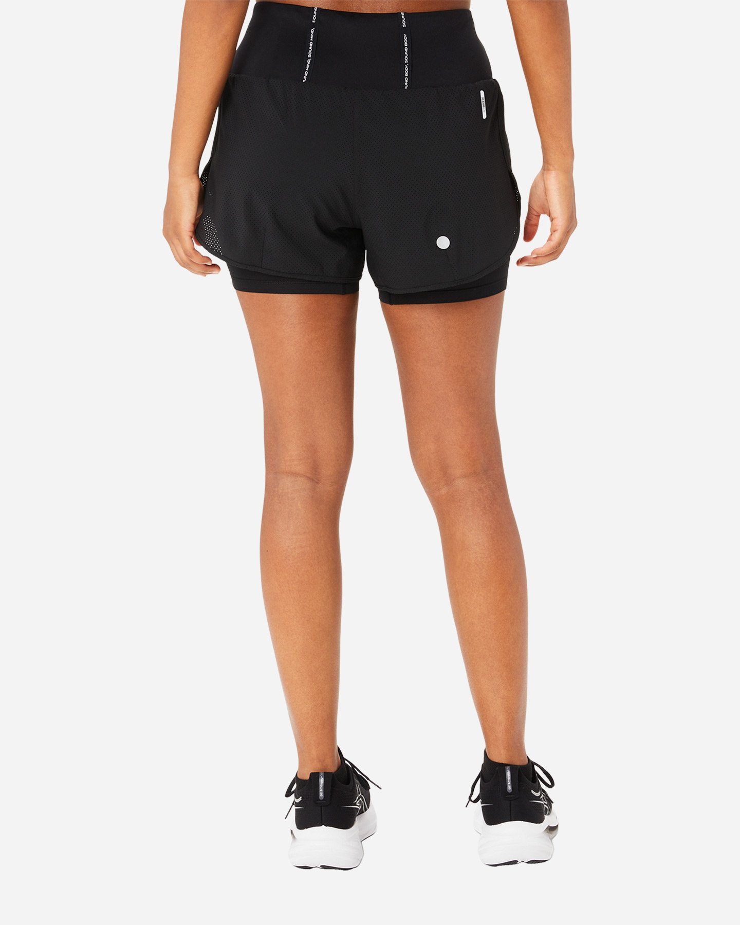 Short running ASICS ROAD 2-N-1 3,5IN W - Nero - 2 | Cisalfa Sport